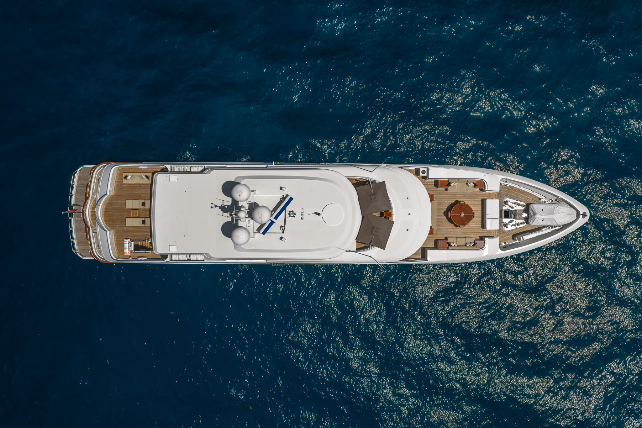 a space ship in outer space aboard LADY MAXINE Yacht for Sale
