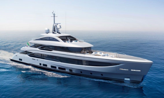 a white yacht on the water aboard ALUNYA Yacht for Charter