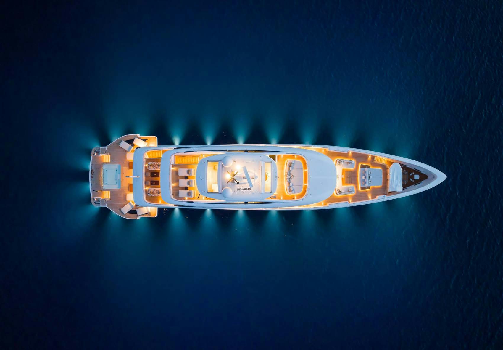 a close up of a beer bottle aboard ALUNYA Yacht for Charter