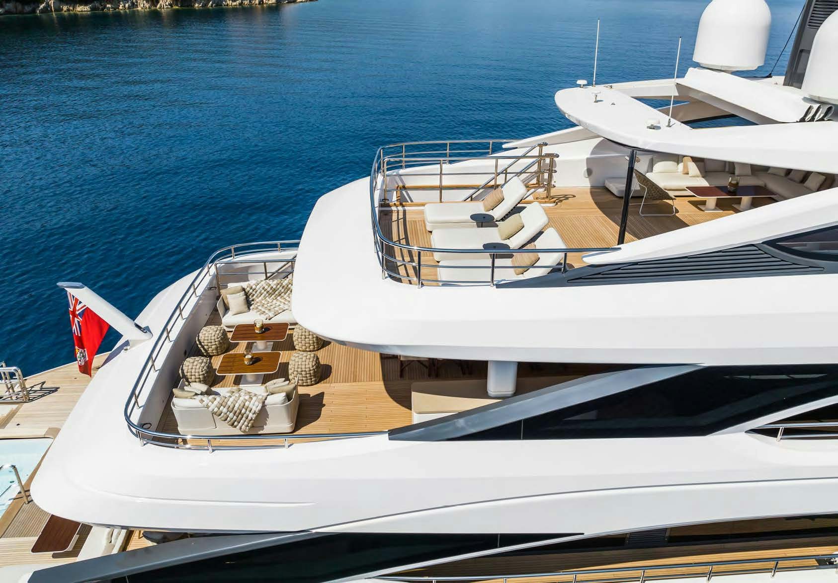 a boat on the water aboard ALUNYA Yacht for Charter