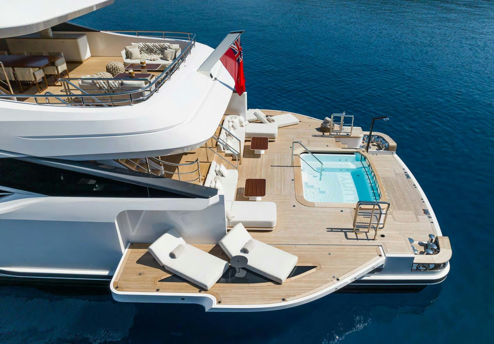 a boat on the water aboard ALUNYA Yacht for Charter