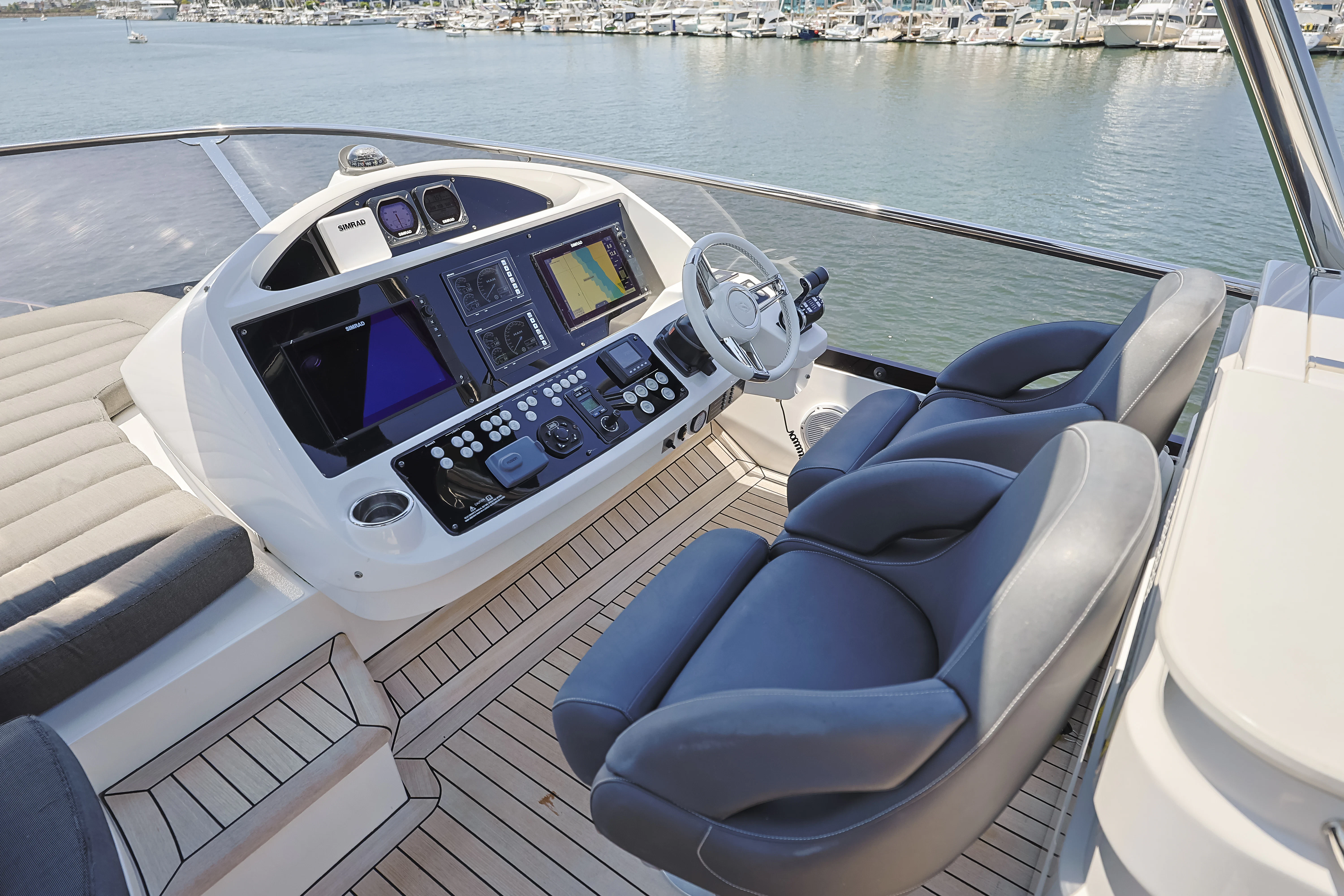 a car on a boat aboard SEA LA VIE Yacht for Sale
