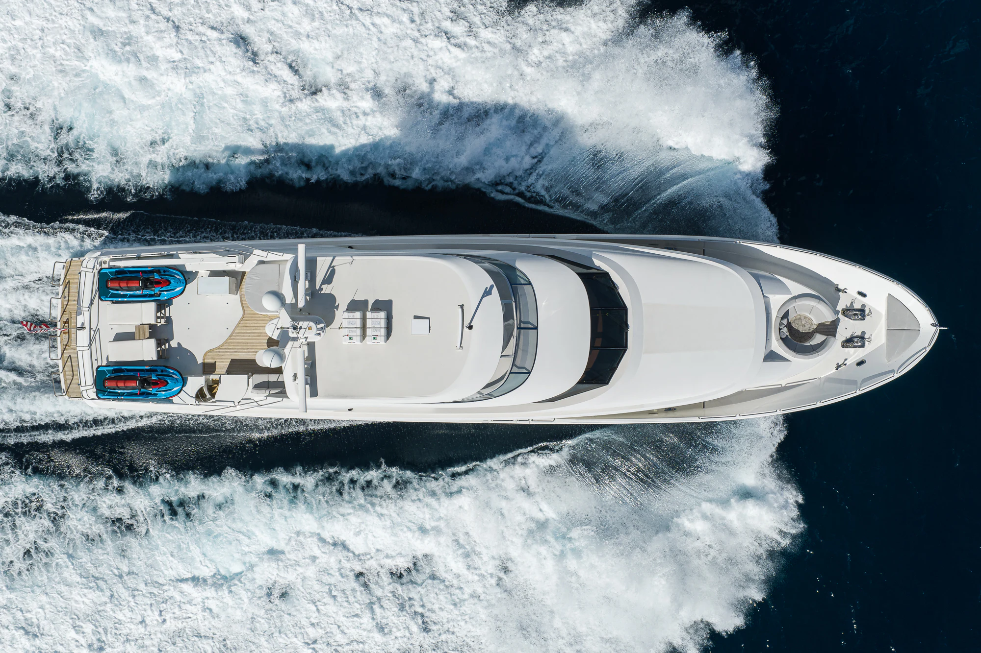 a space ship in the clouds aboard BREEZY DAY Yacht for Sale