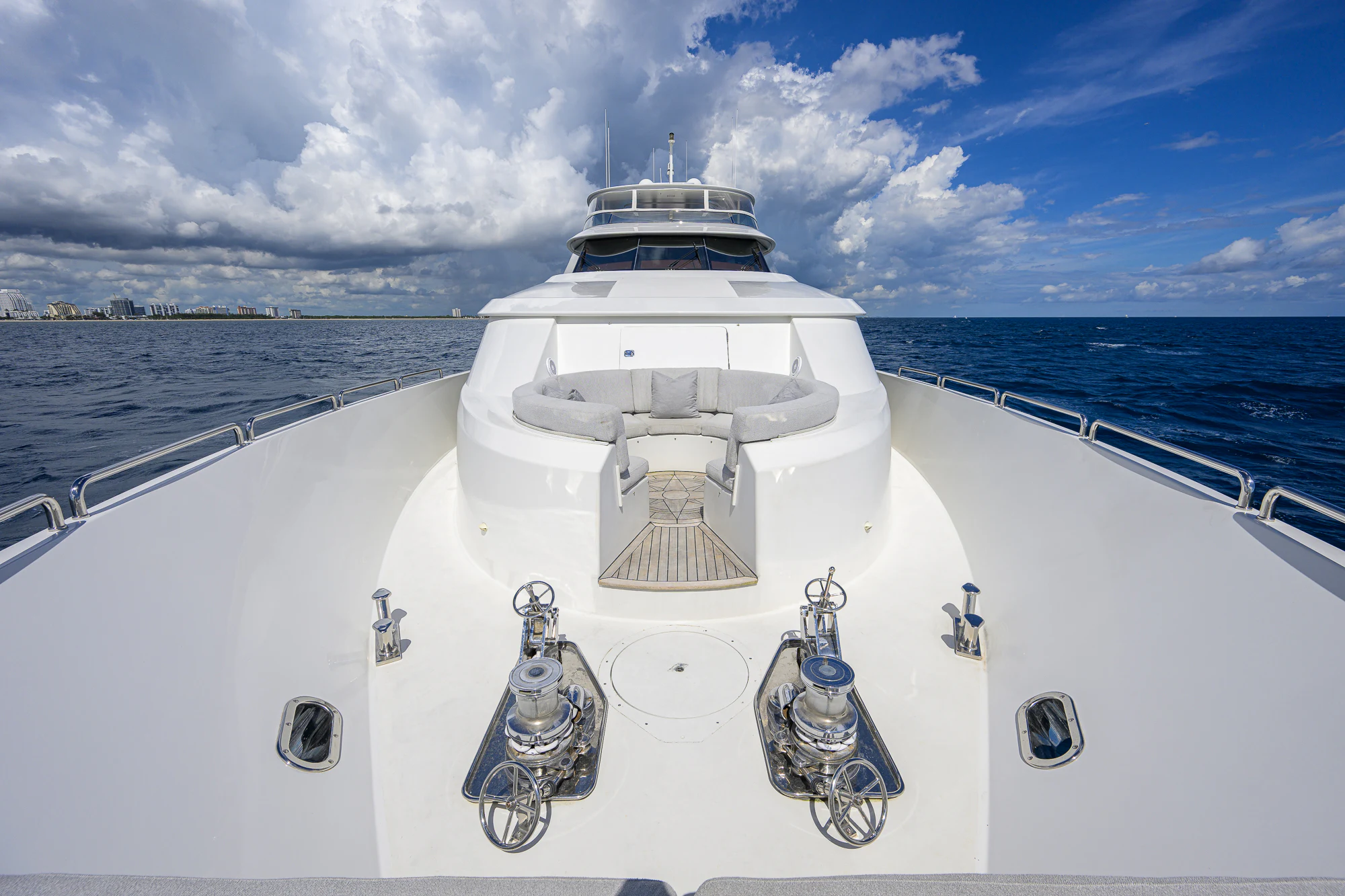 a ship on the water aboard BREEZY DAY Yacht for Sale