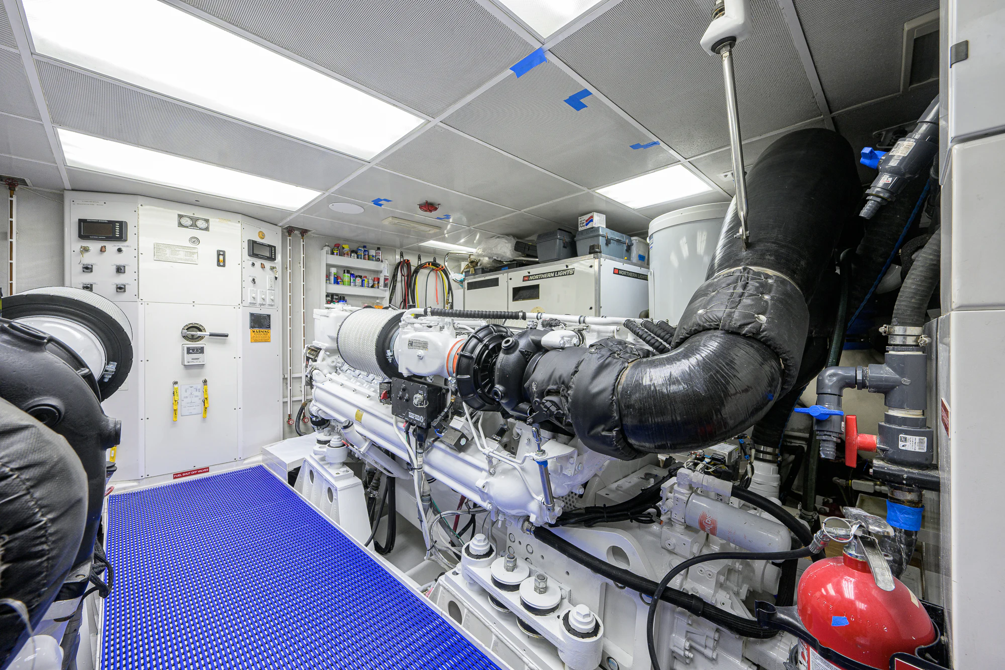 a machine with a large metal object aboard BREEZY DAY Yacht for Sale