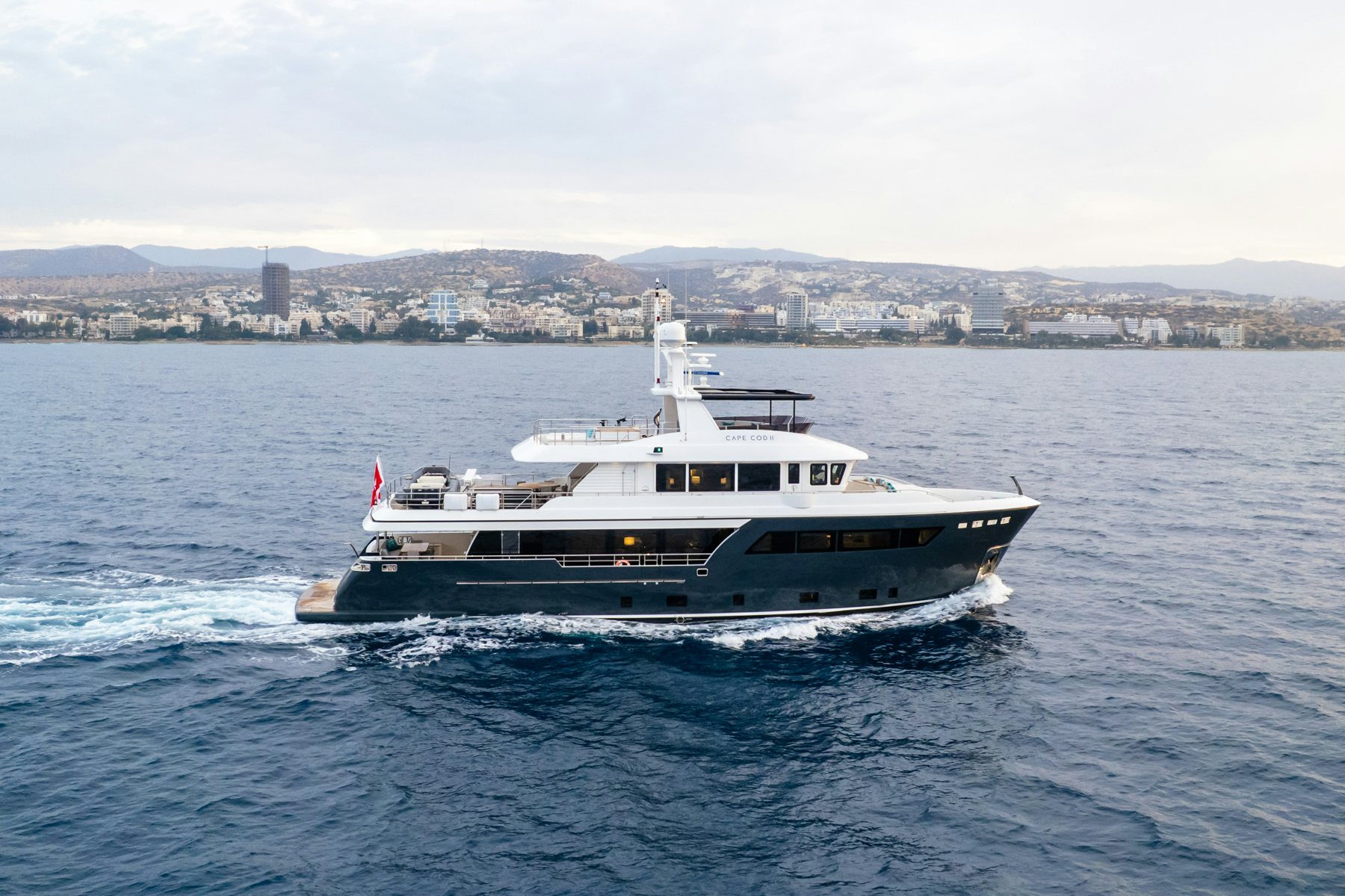 a boat on the water aboard CAPE COD II Yacht for Sale