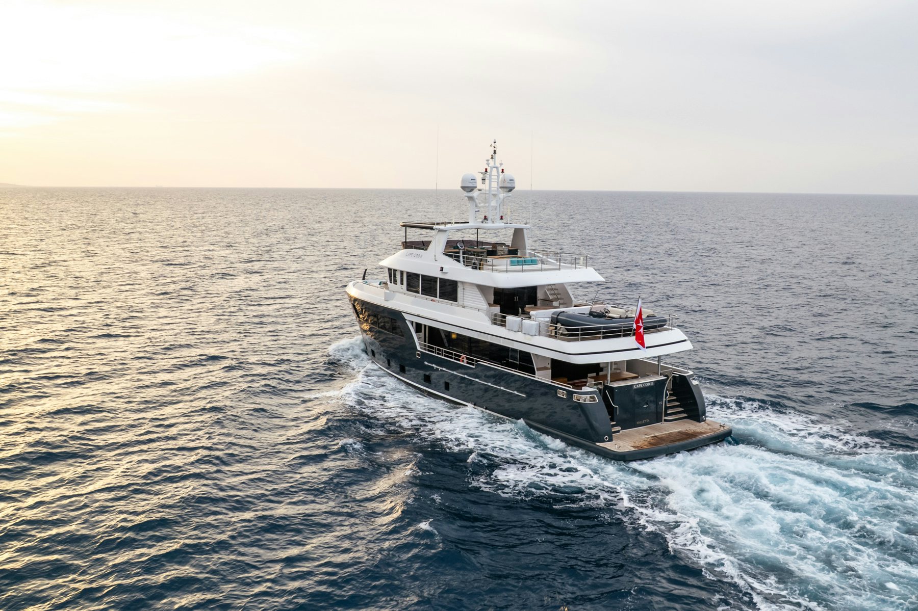a boat on the water aboard CAPE COD II Yacht for Sale