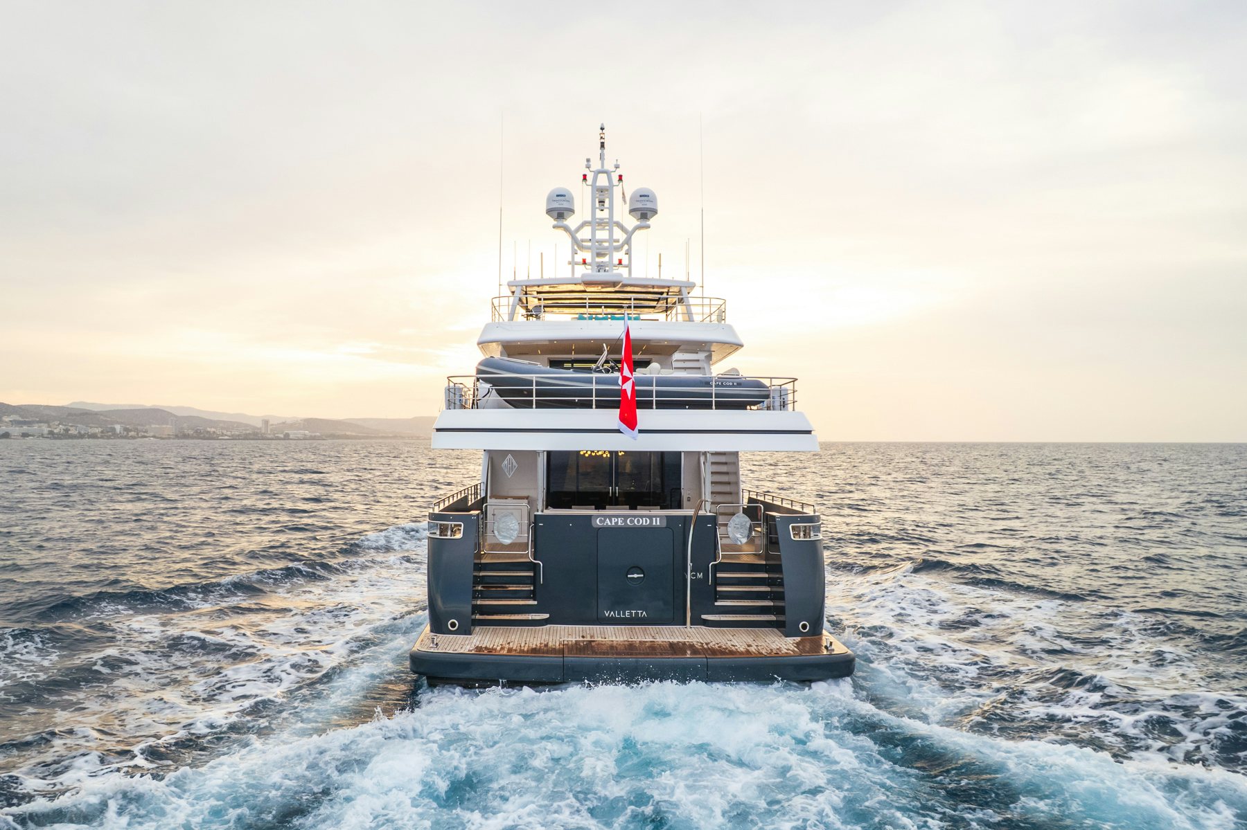 a boat in the water aboard CAPE COD II Yacht for Sale
