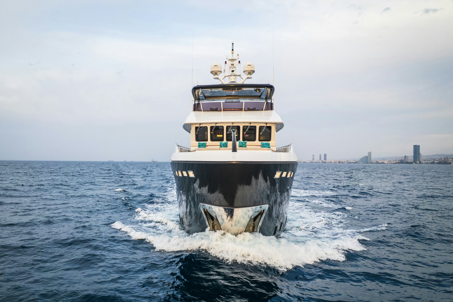 a boat in the water aboard CAPE COD II Yacht for Sale