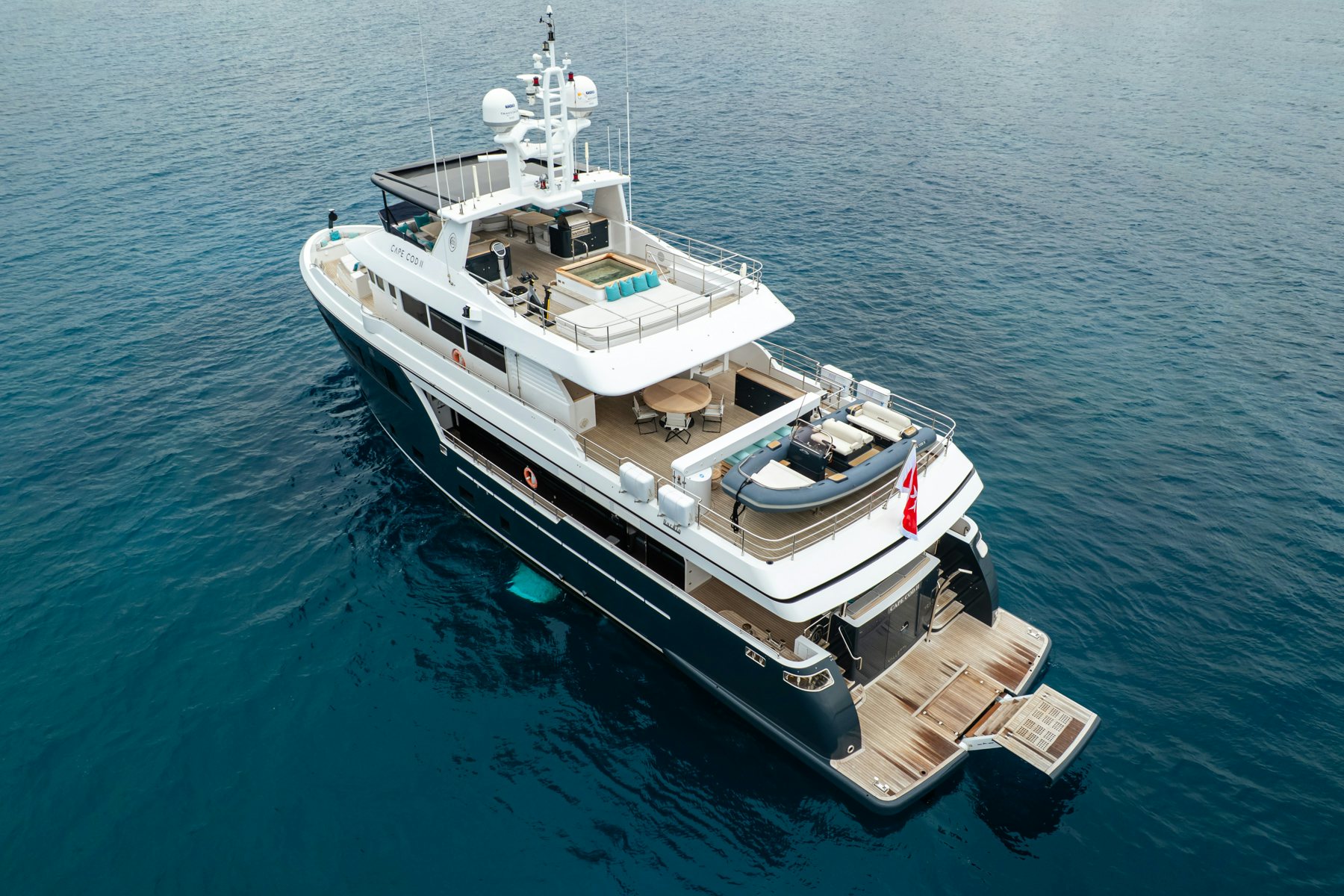 a boat on the water aboard CAPE COD II Yacht for Sale