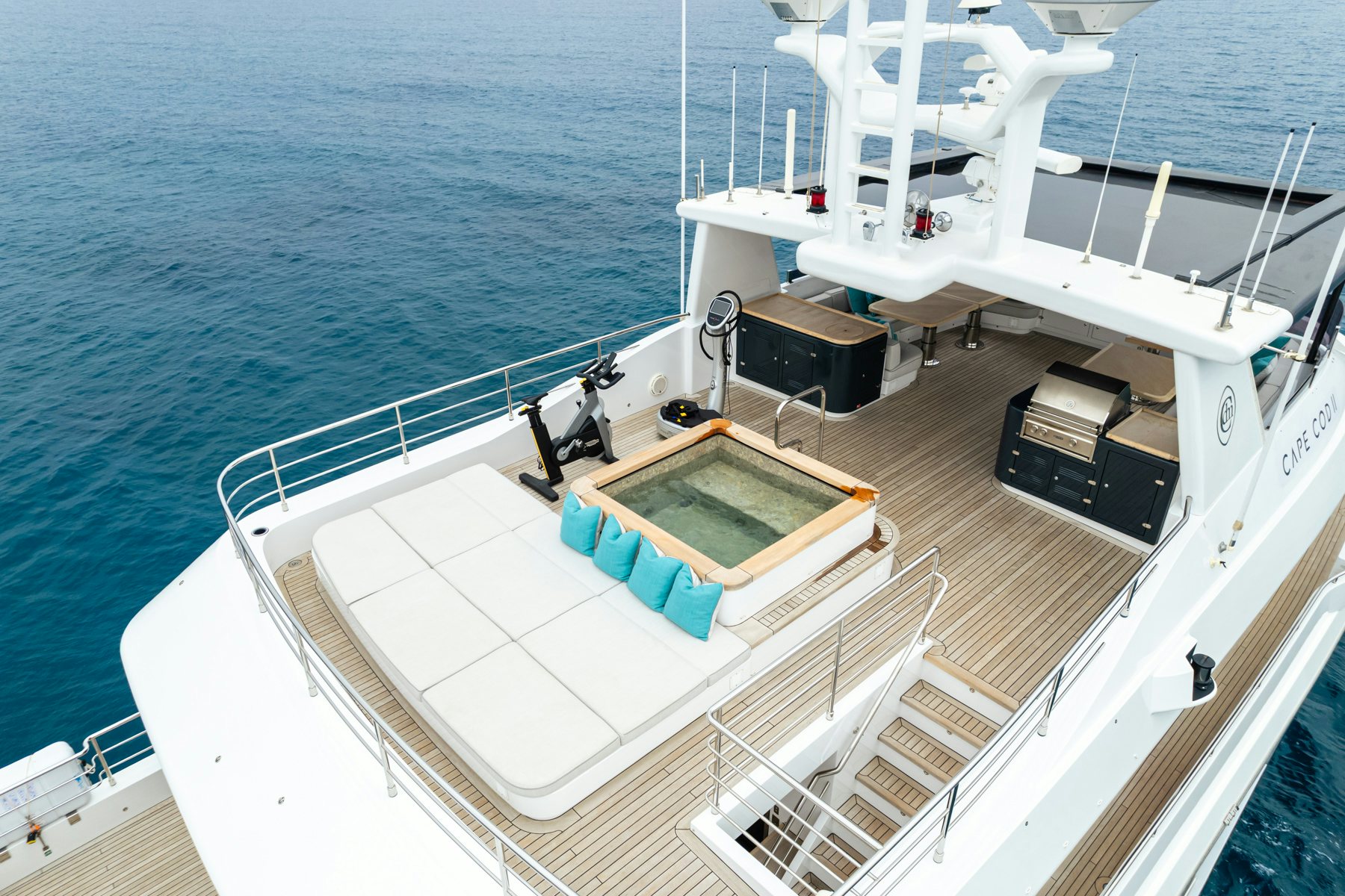 a boat on the water aboard CAPE COD II Yacht for Sale