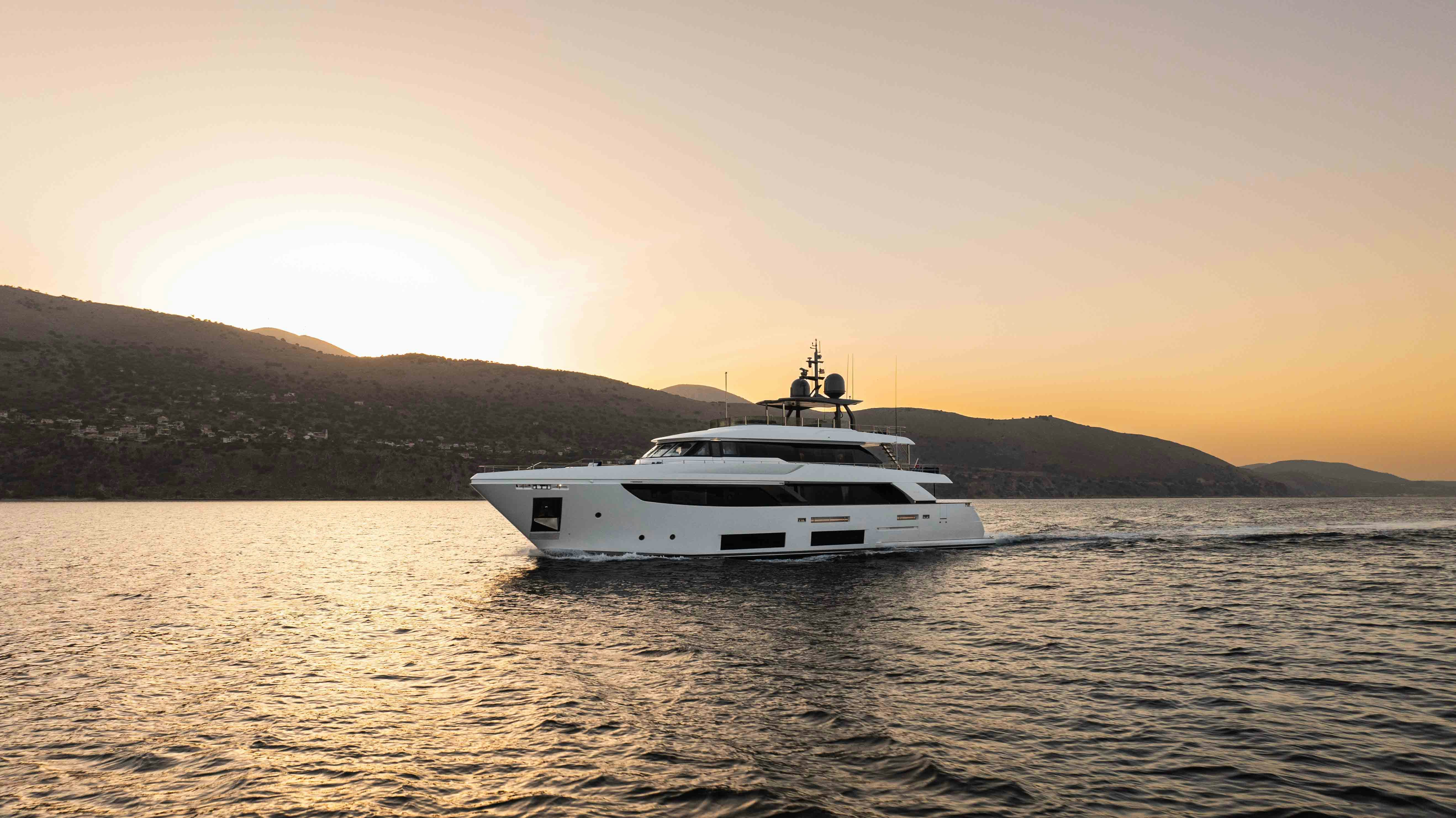 a boat in the water aboard RENEWAL 3 Yacht for Sale