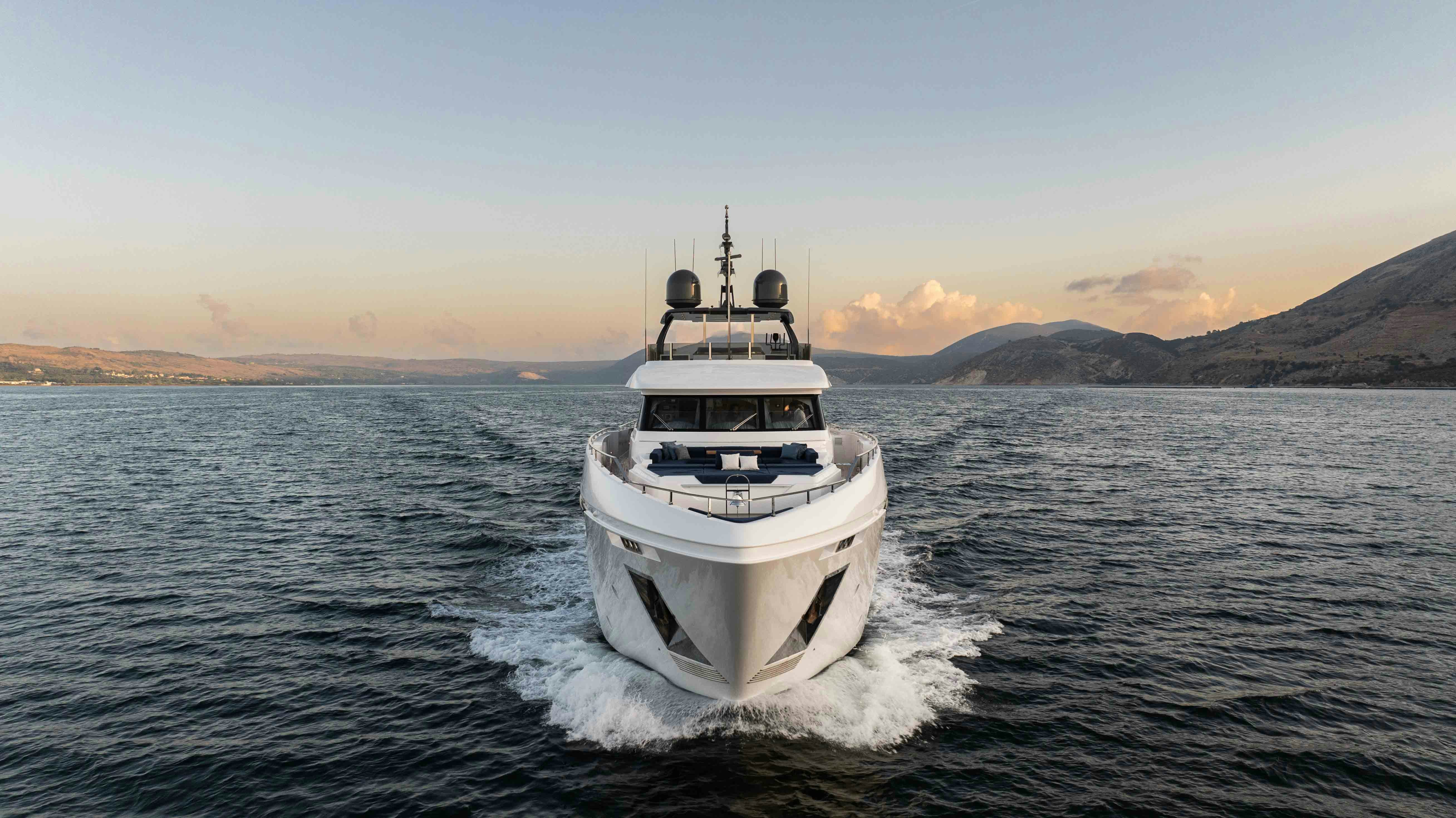 a boat on the water aboard RENEWAL 3 Yacht for Sale