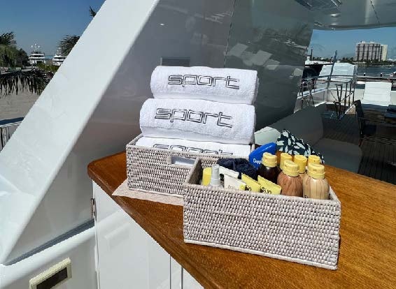 text aboard SPORT Yacht for Charter