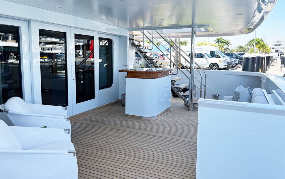 a boat on the water aboard SPORT Yacht for Charter