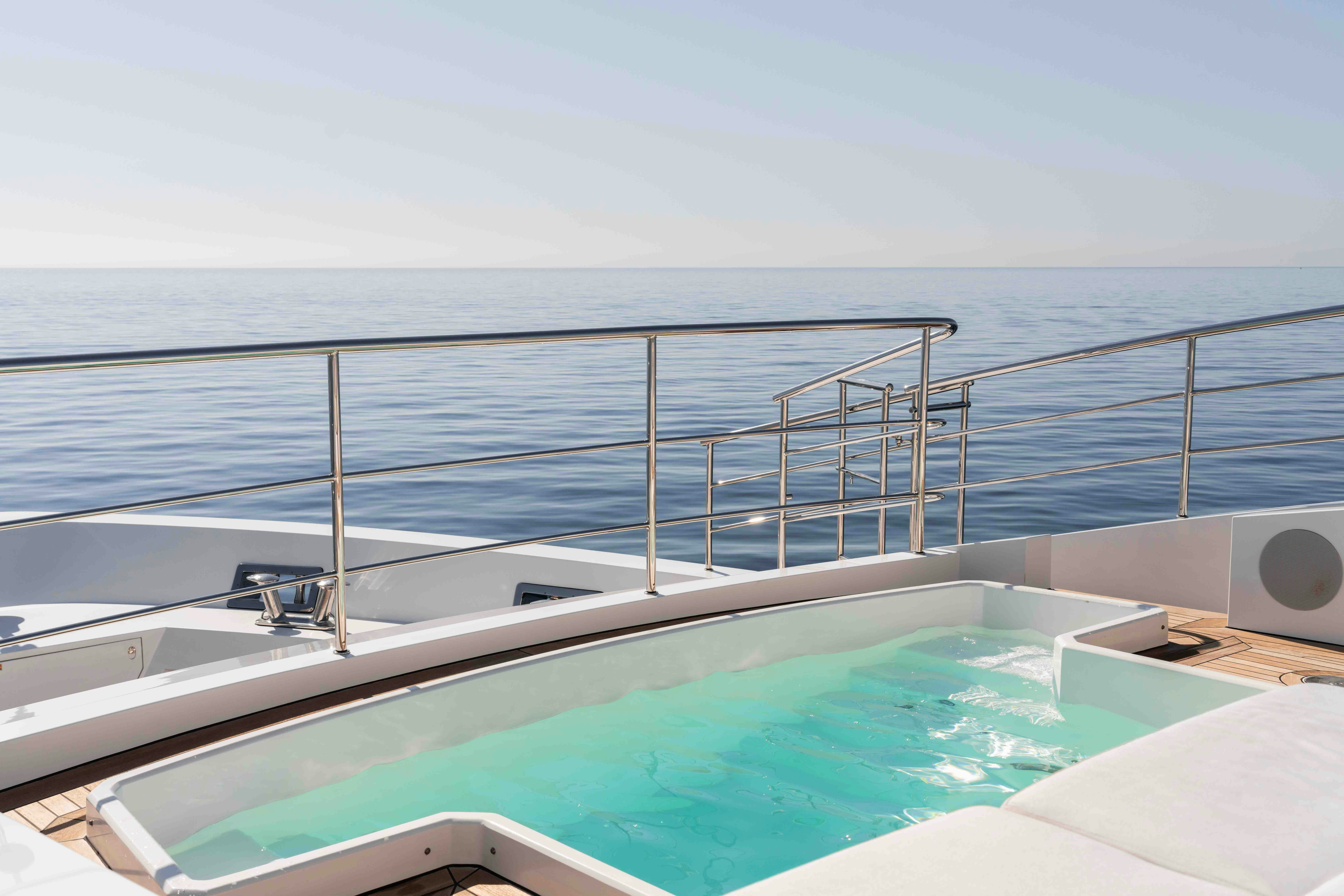 a boat on the water aboard EXINITY Yacht for Sale