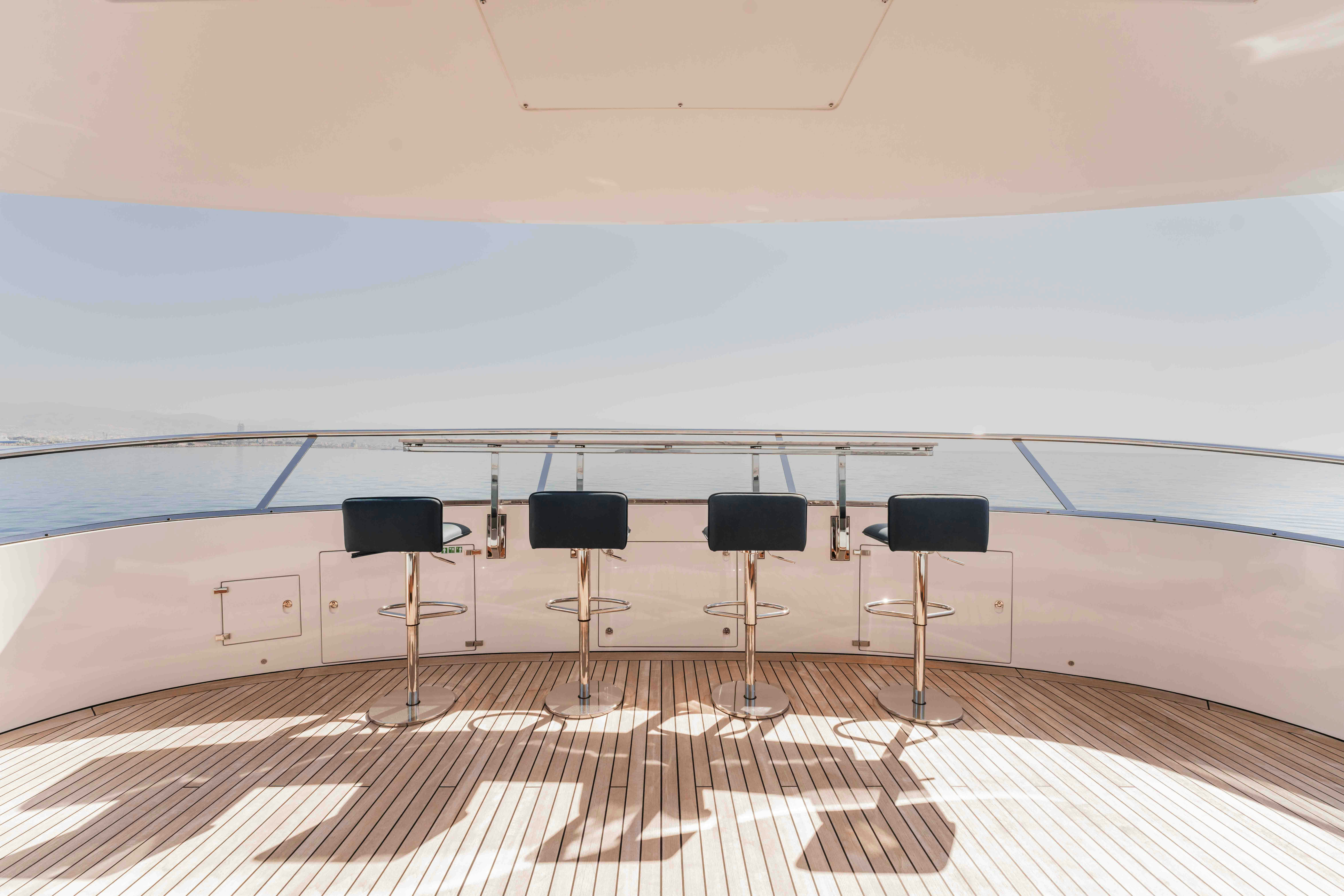 a boat on the water aboard EXINITY Yacht for Sale