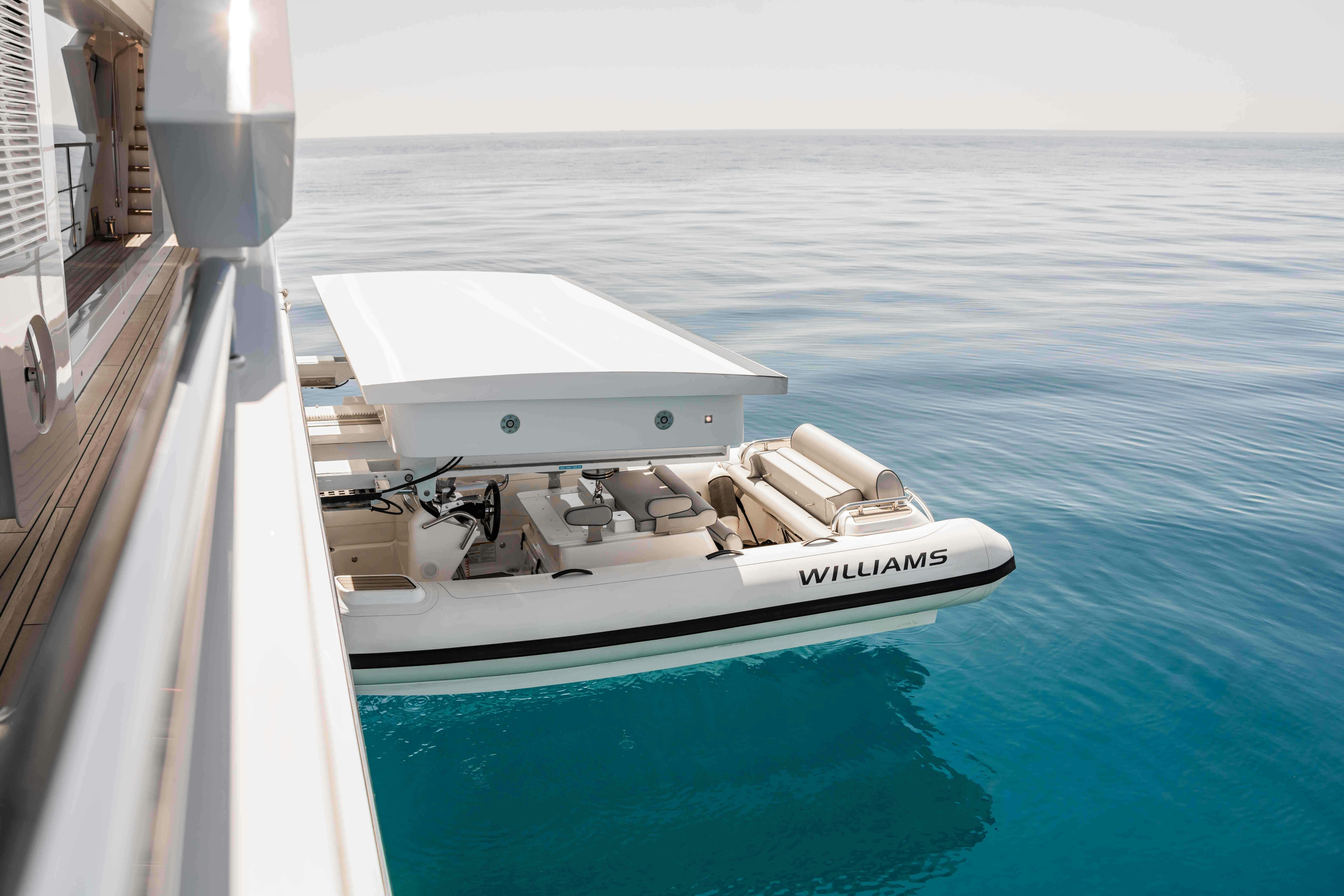 a boat on the water aboard EXINITY Yacht for Sale