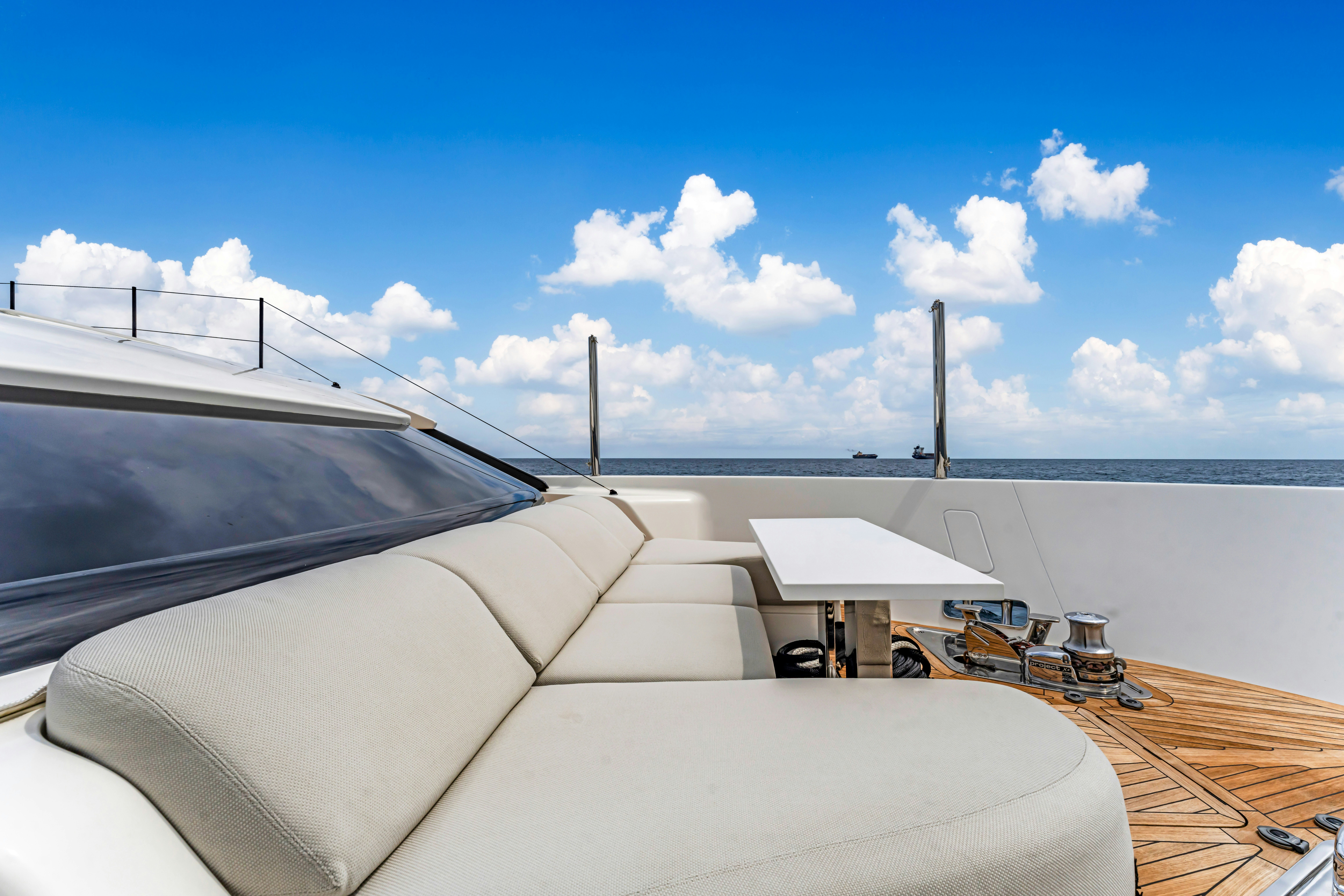 a boat on the water aboard NOTYNOG Yacht for Charter