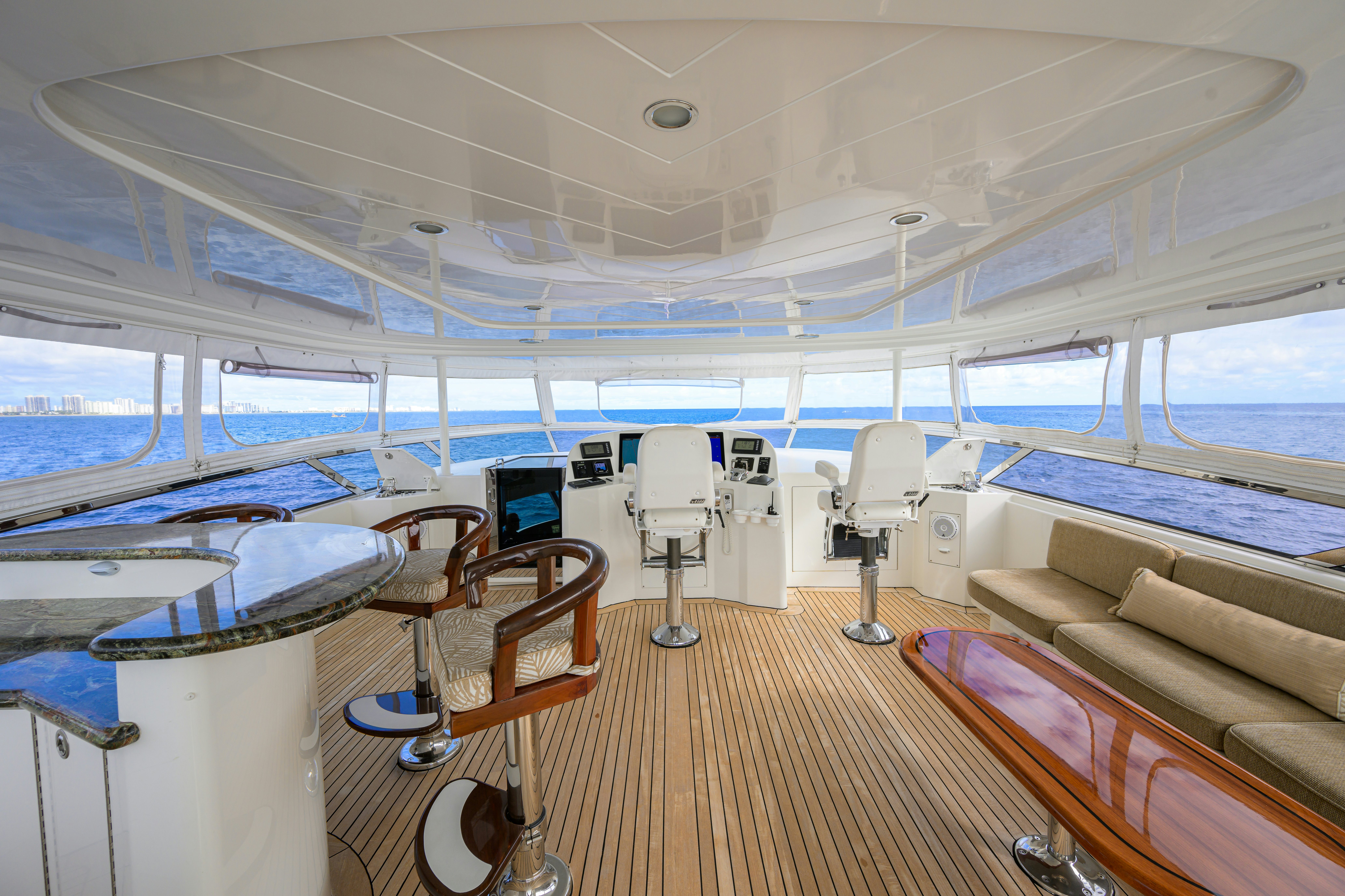 inside of a boat aboard EXODUS Yacht for Sale