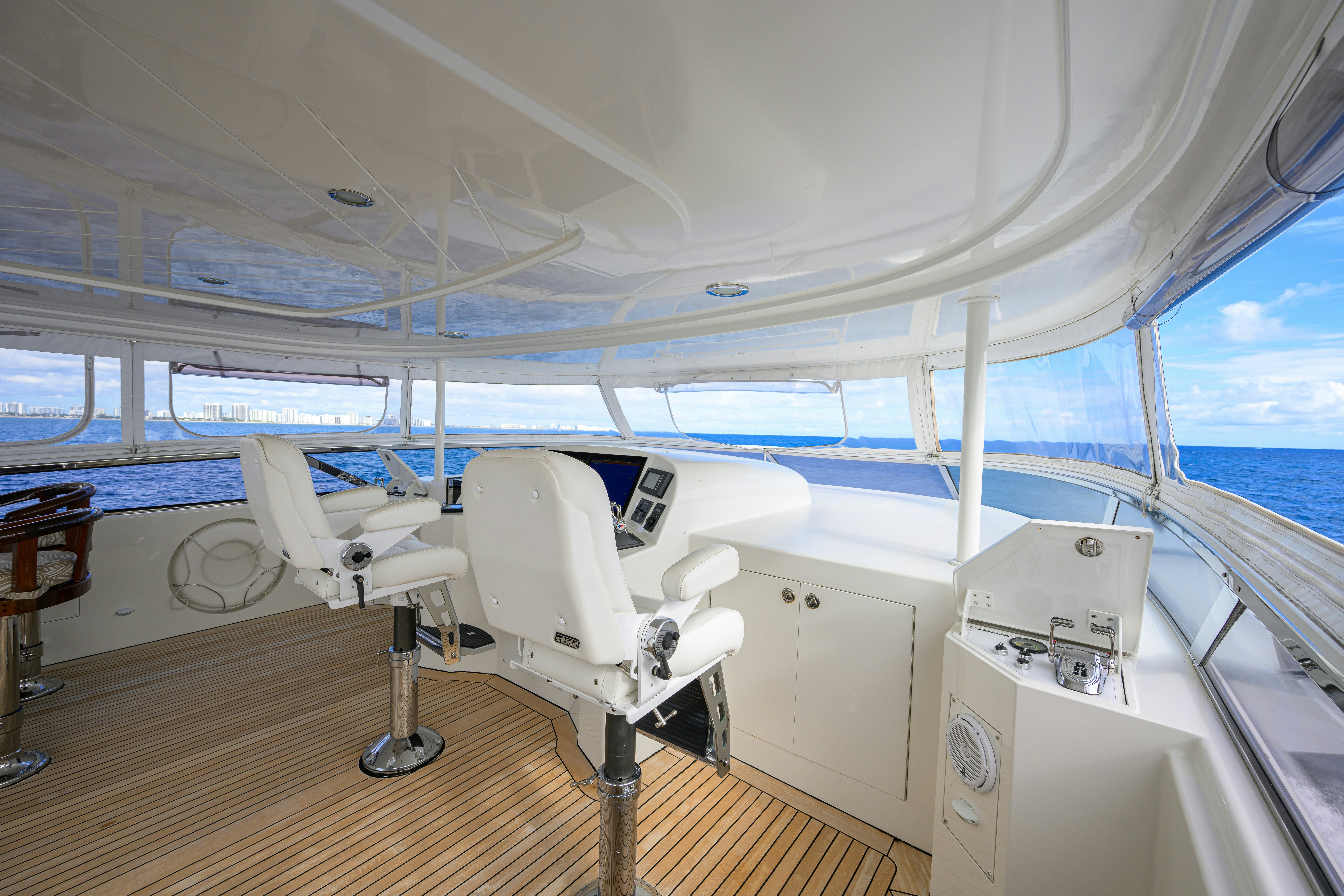 inside of a boat aboard EXODUS Yacht for Sale
