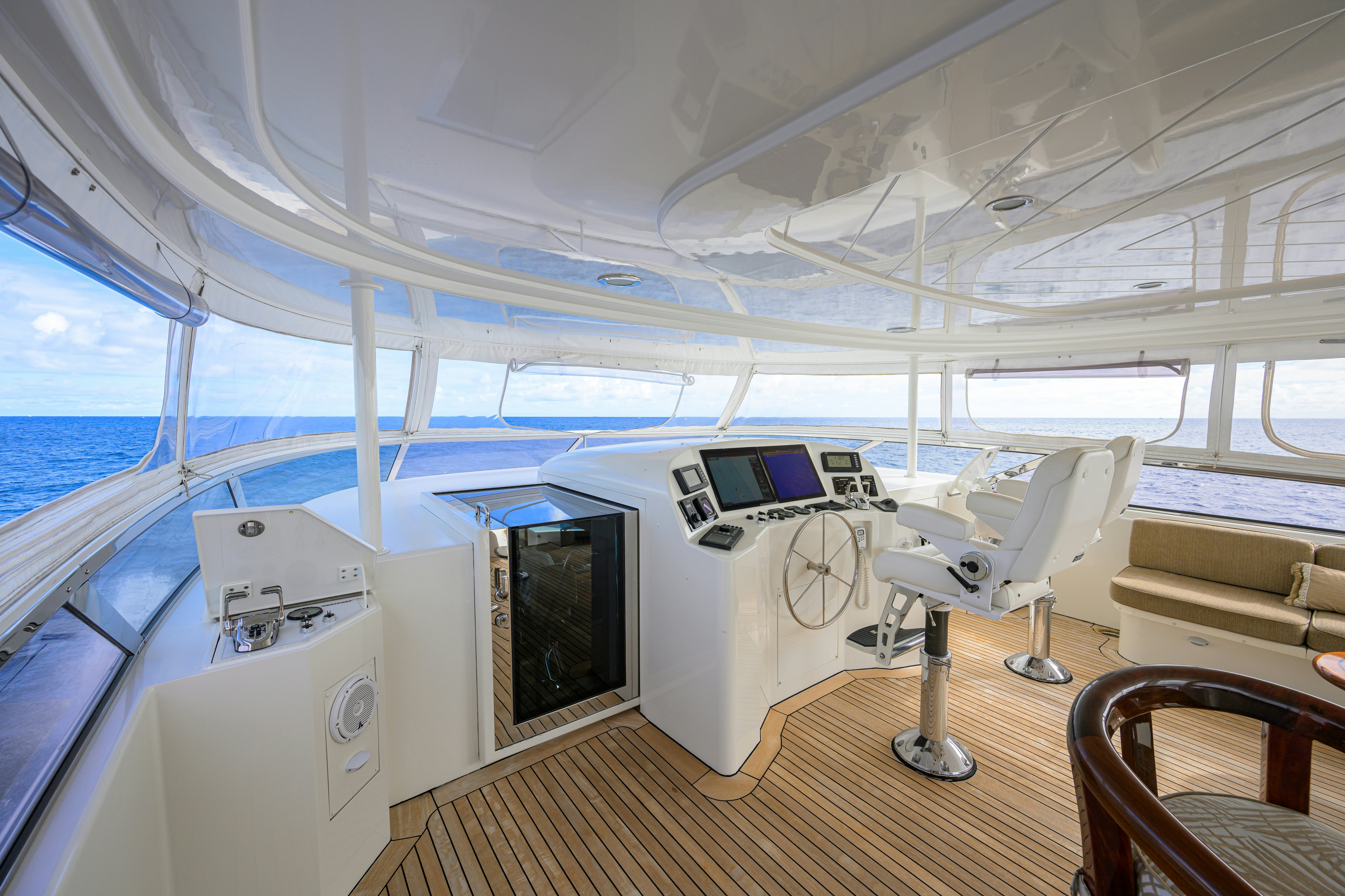 inside of a boat aboard EXODUS Yacht for Sale