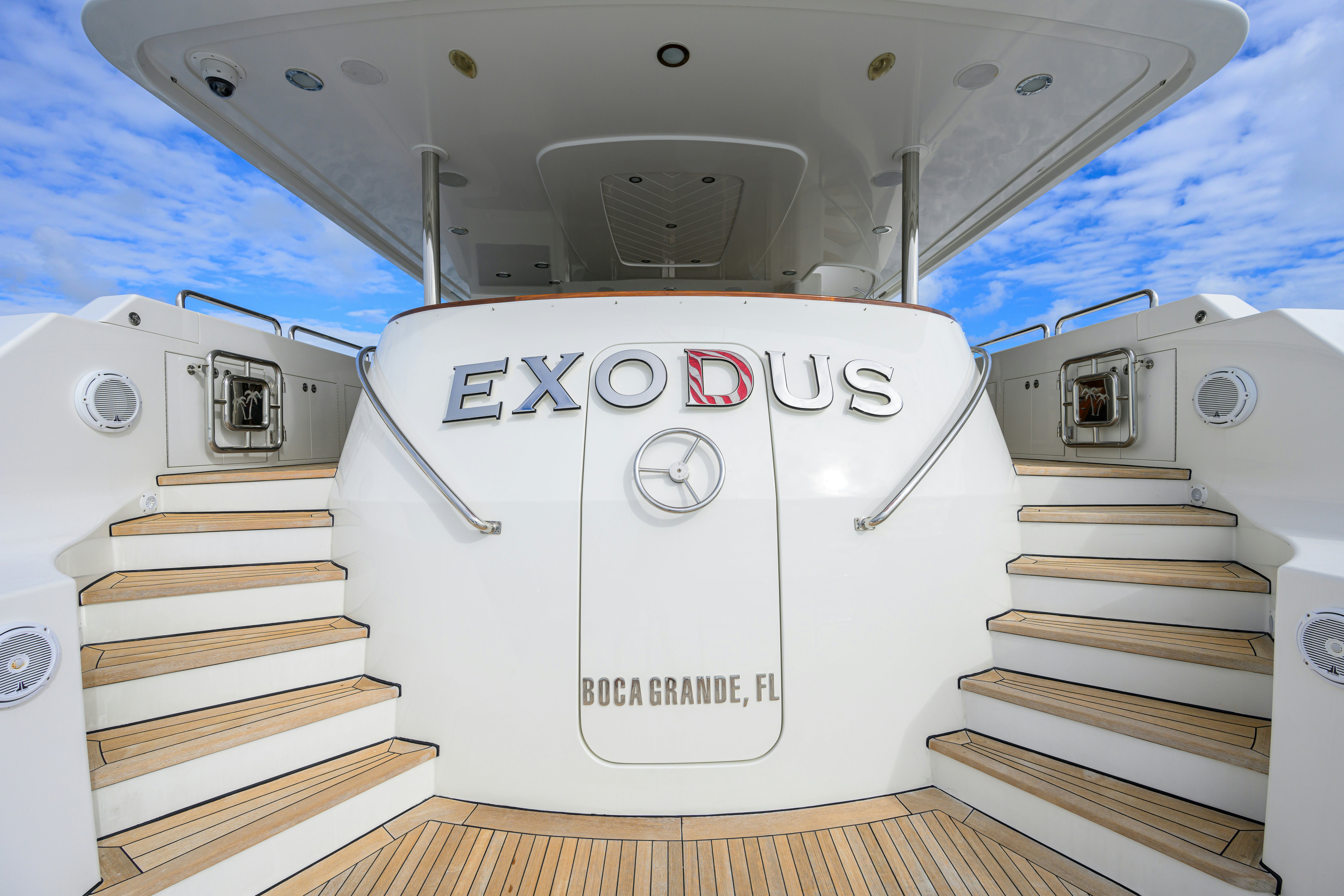 diagram aboard EXODUS Yacht for Sale