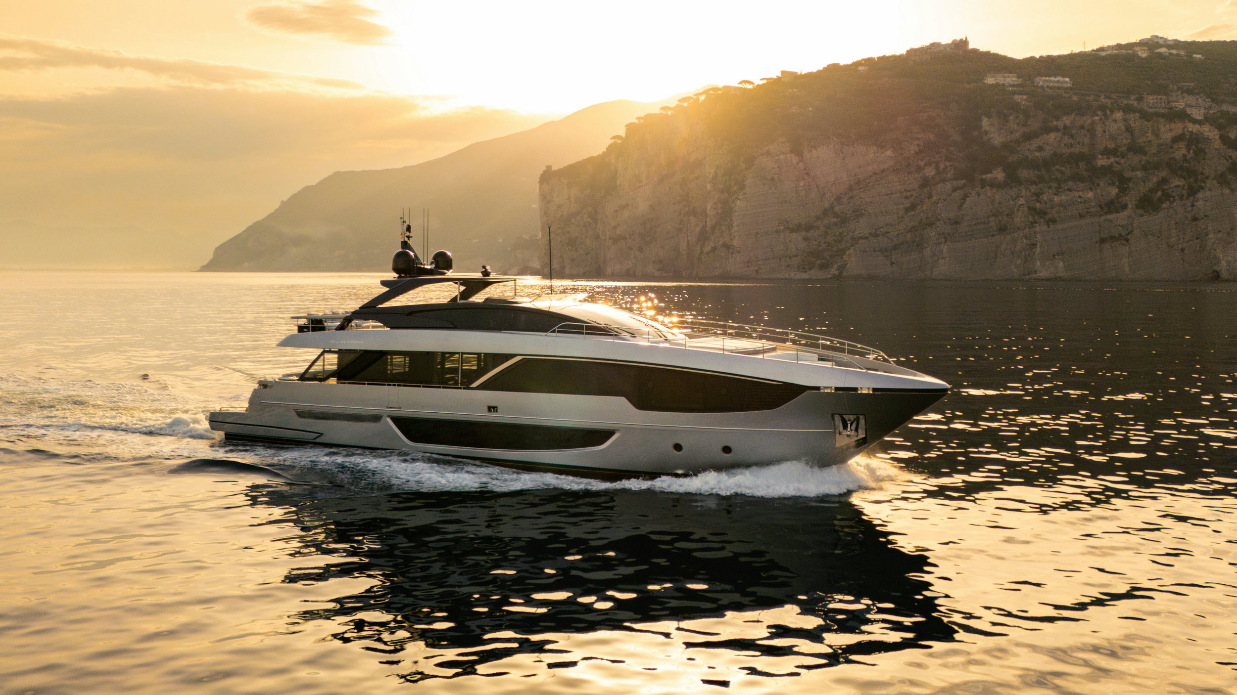 a boat on the water aboard STILE DI VITA Yacht for Sale
