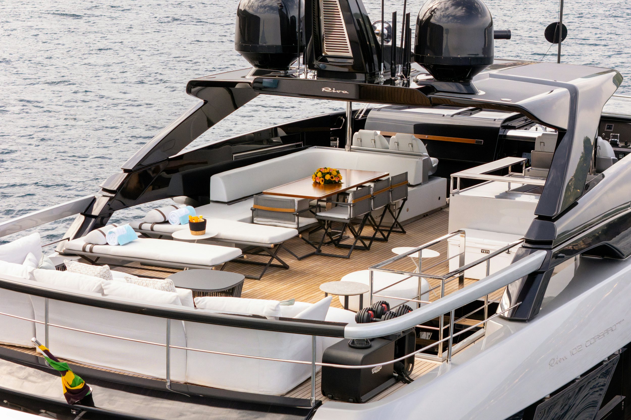 a boat on the water aboard STILE DI VITA Yacht for Sale