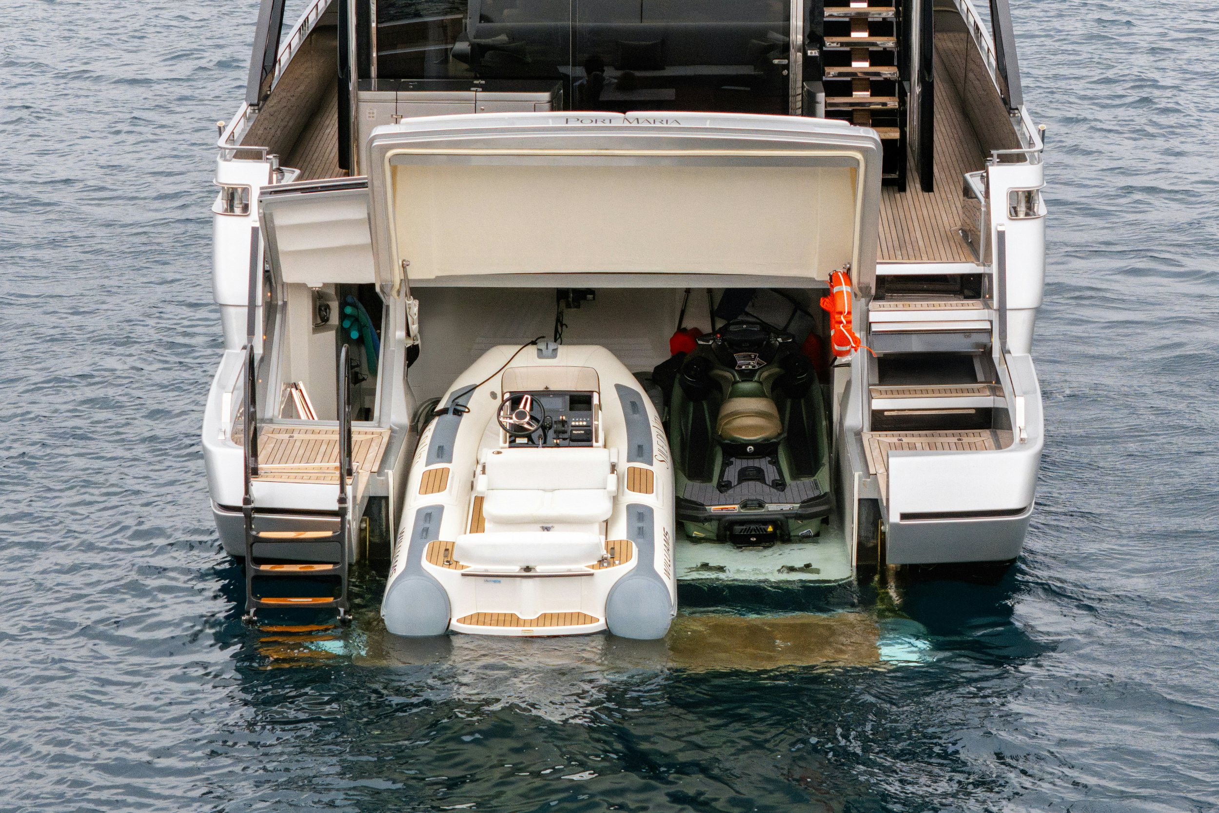 a boat on the water aboard STILE DI VITA Yacht for Sale
