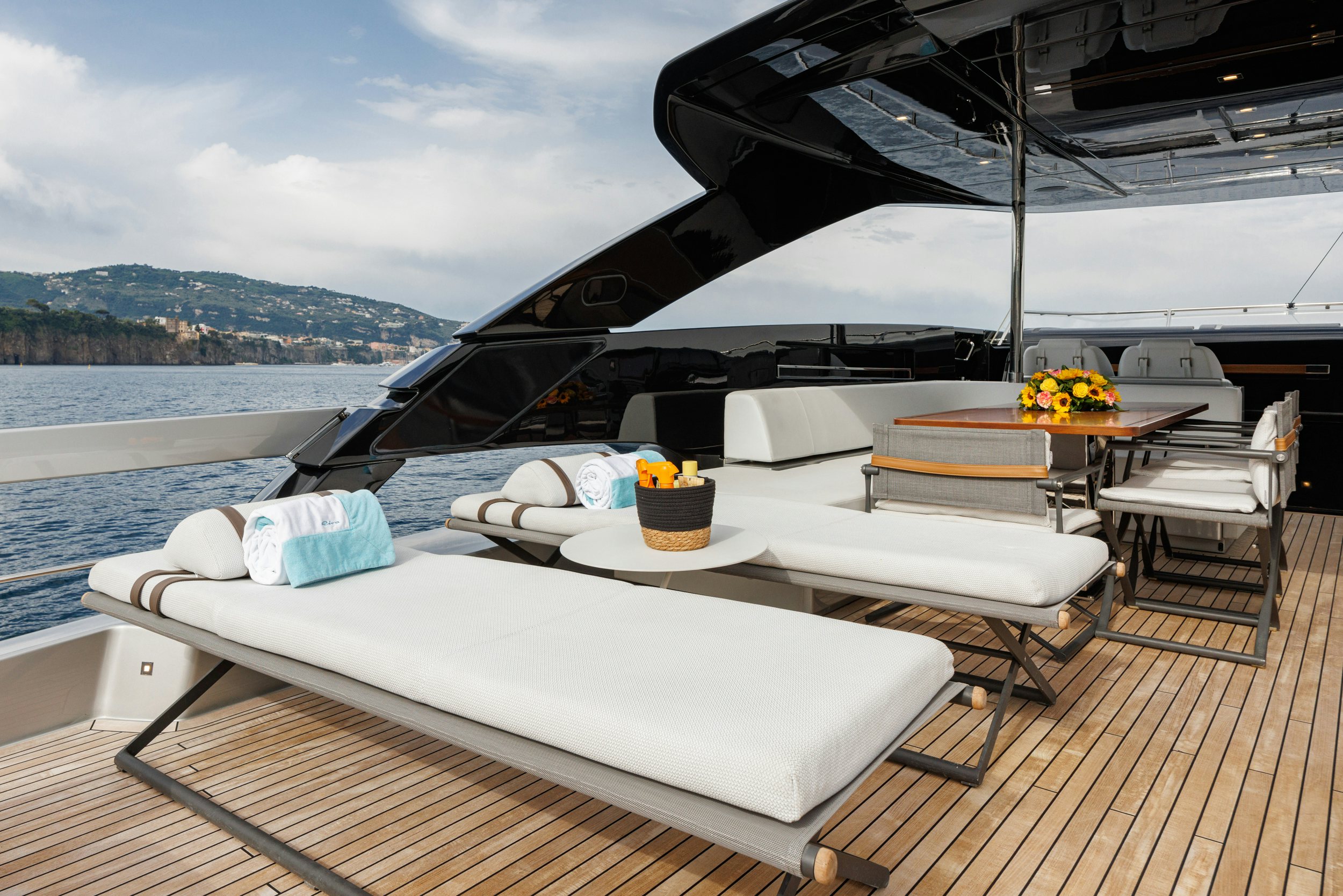 a boat on the water aboard STILE DI VITA Yacht for Sale