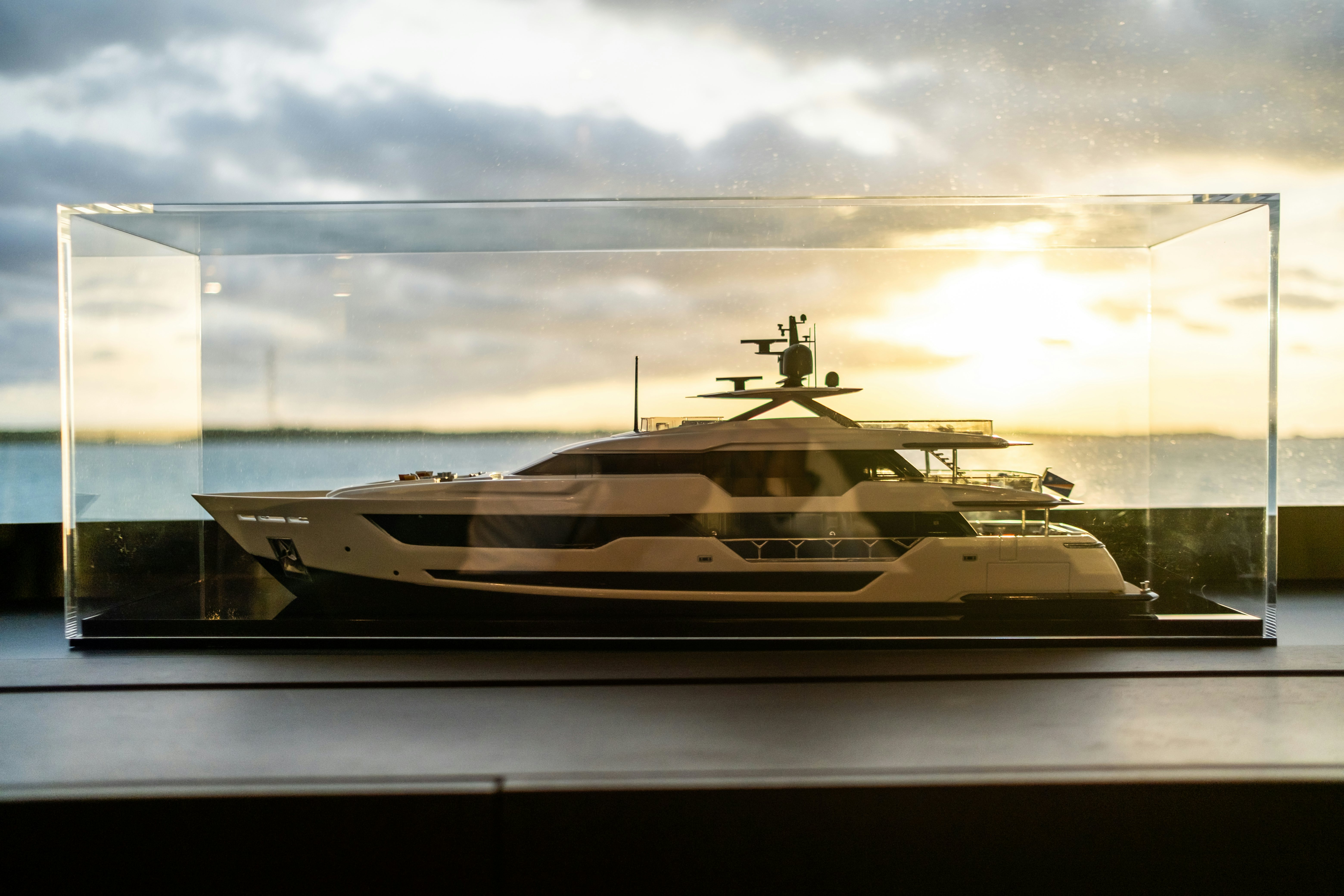 a ship in a large body of water aboard CANOE CANOE Yacht for Charter