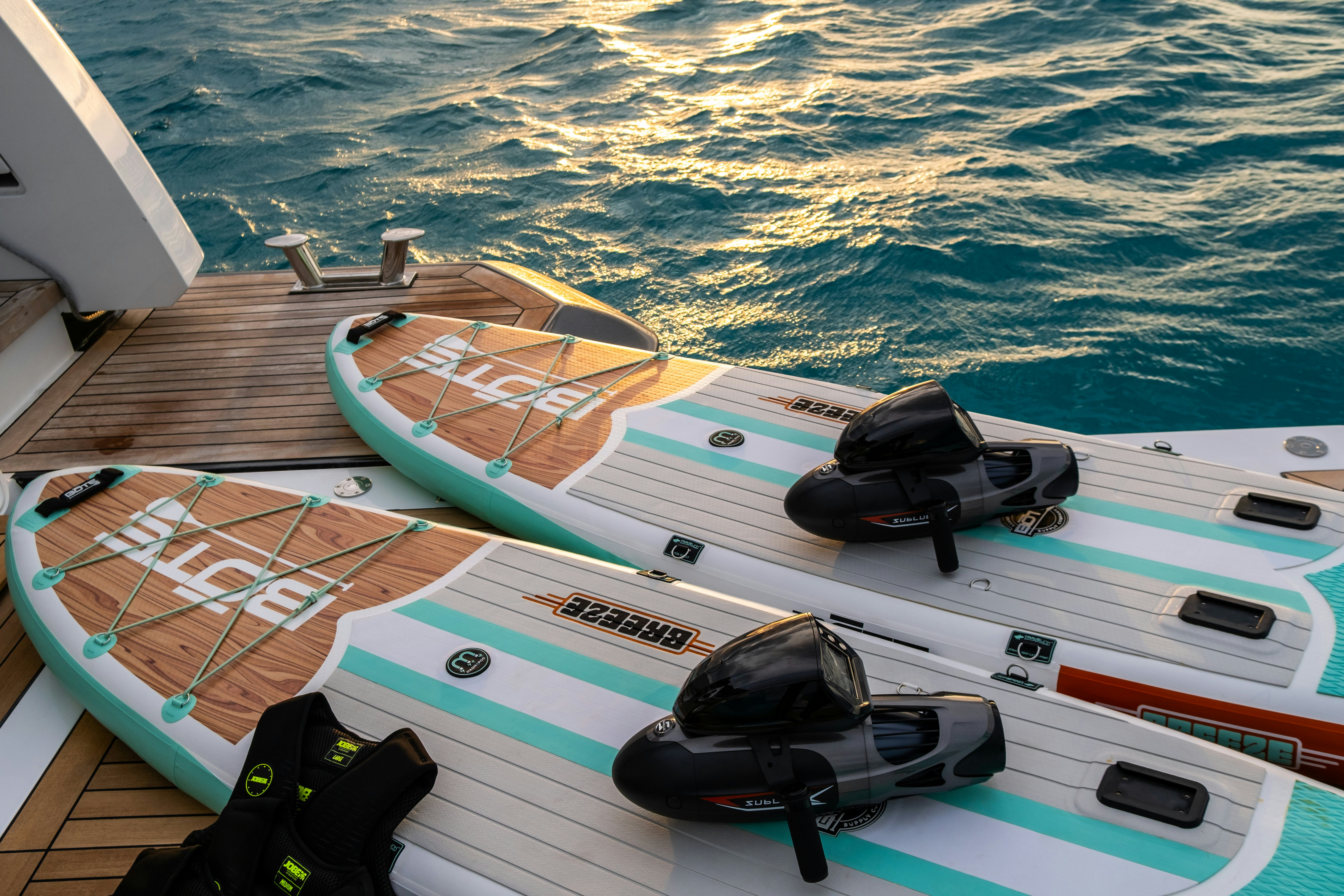 a boat on the water aboard CANOE CANOE Yacht for Charter