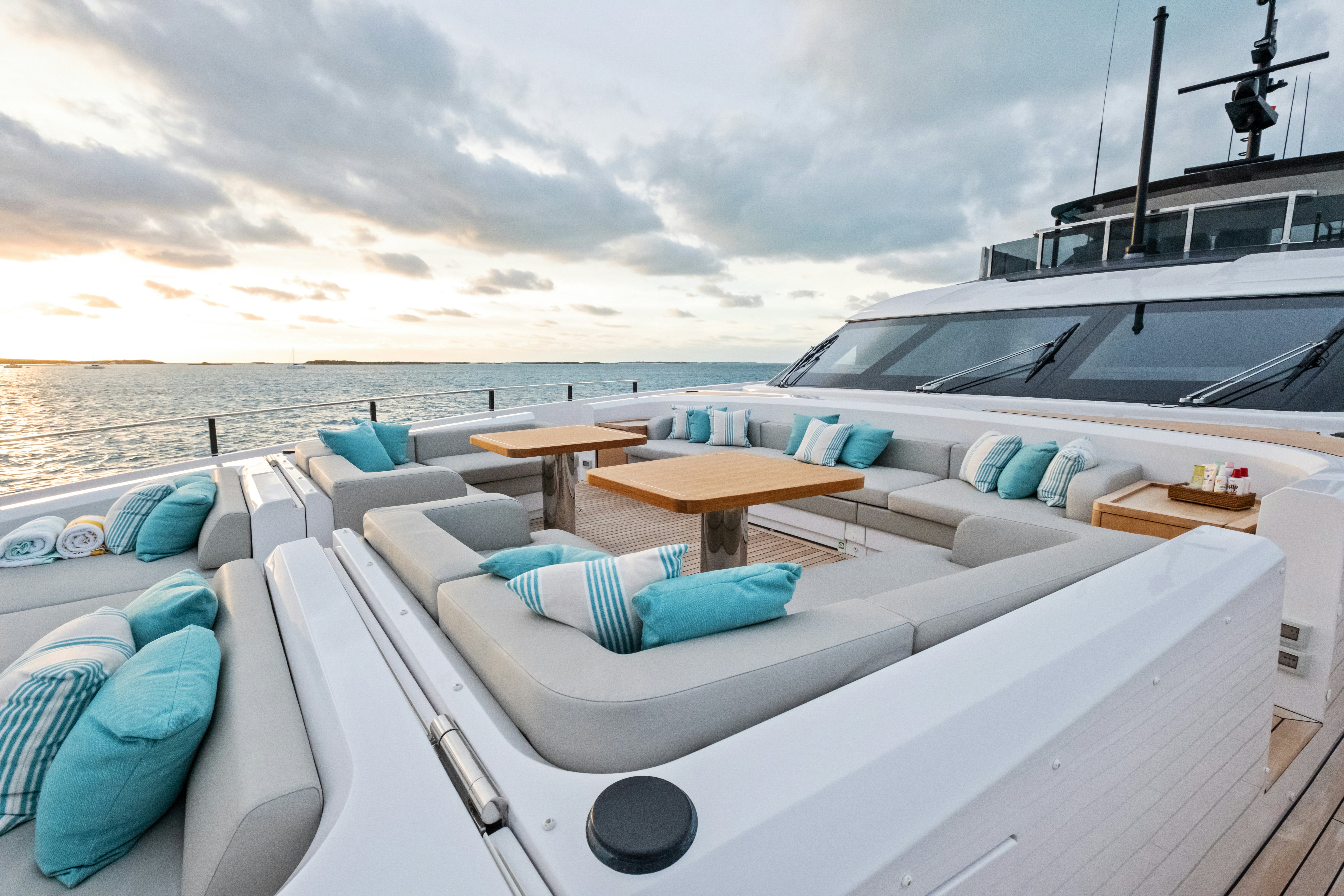 a boat on the water aboard CANOE CANOE Yacht for Charter