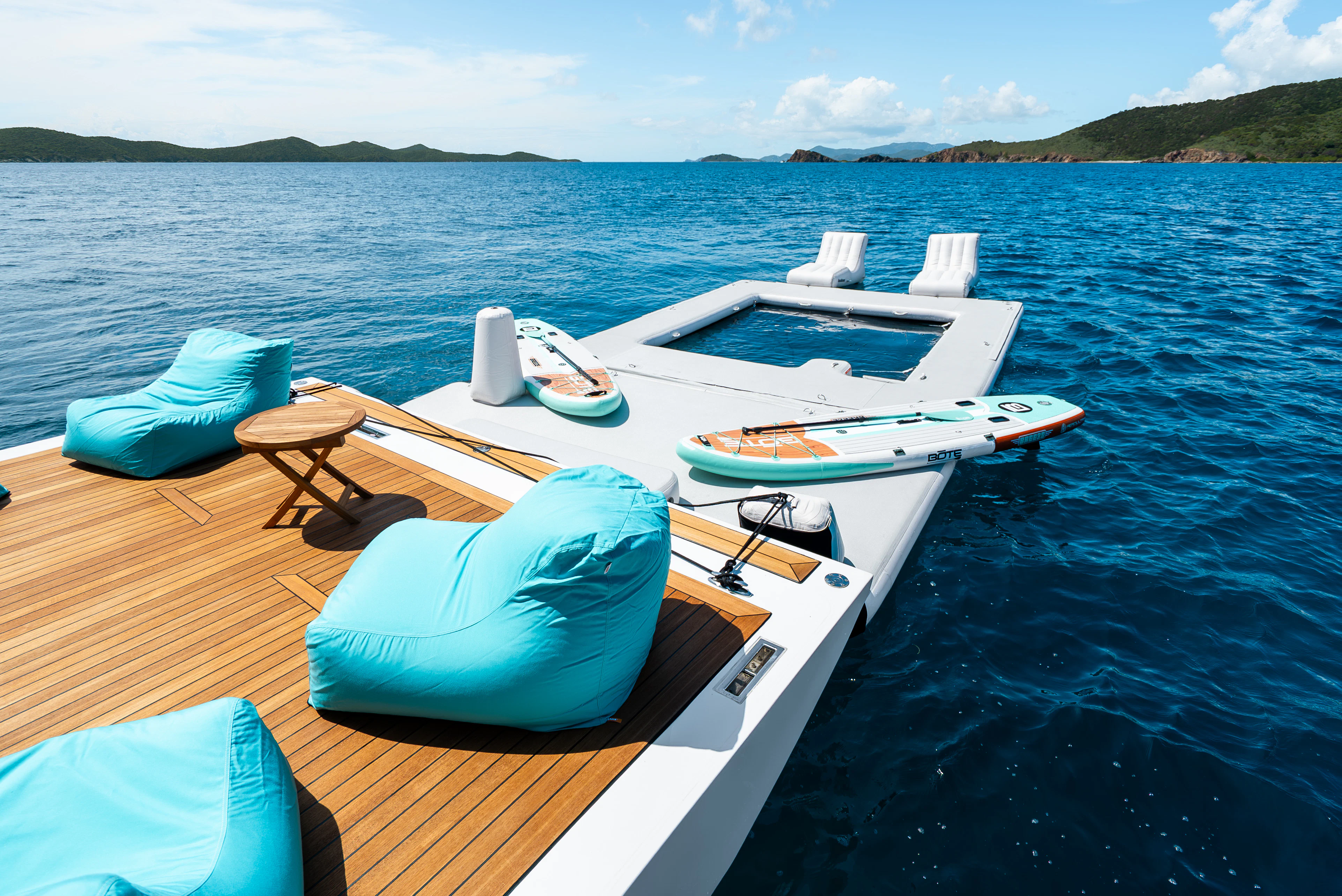 a boat on the water aboard CANOE CANOE Yacht for Charter