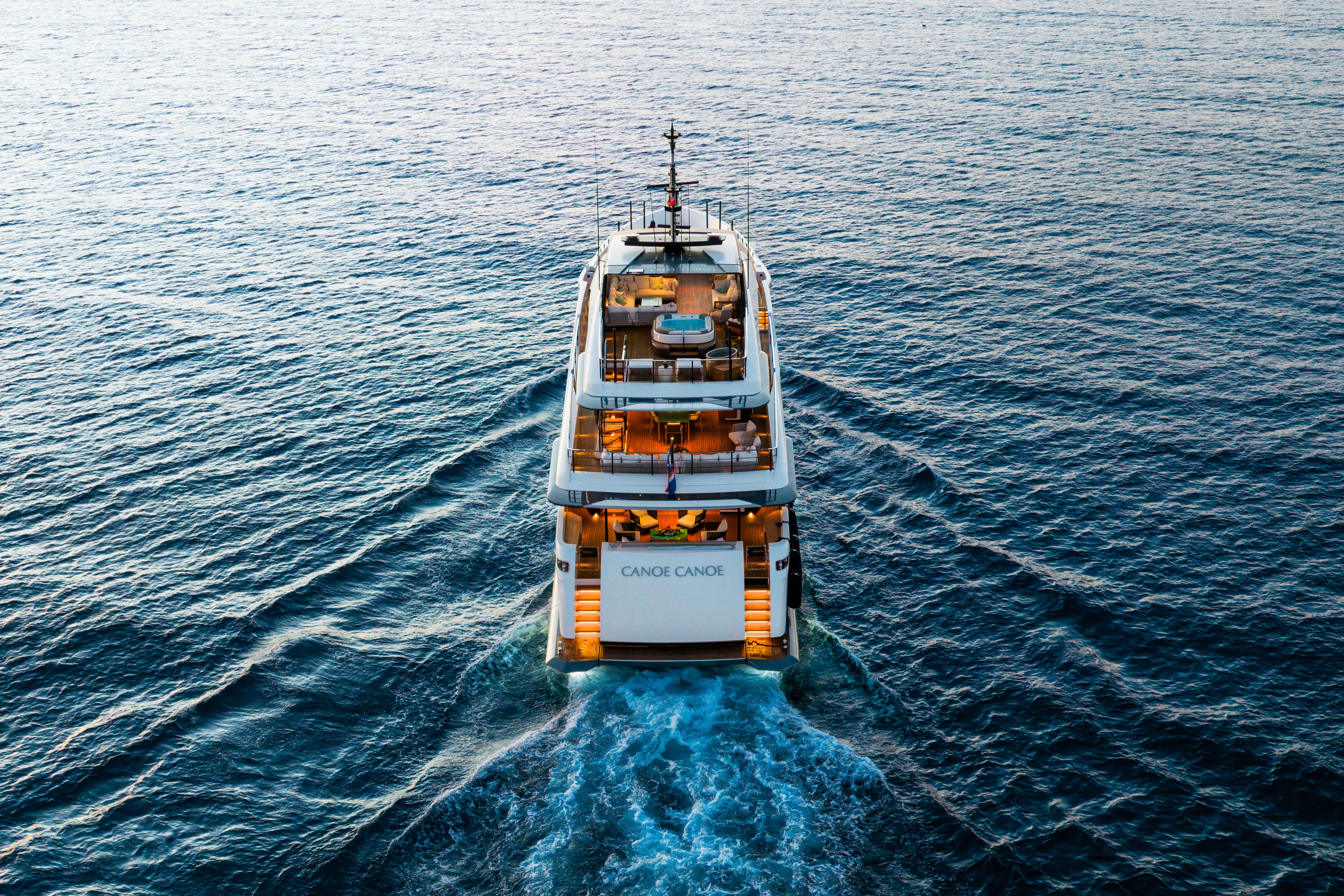a ship in the water aboard CANOE CANOE Yacht for Charter