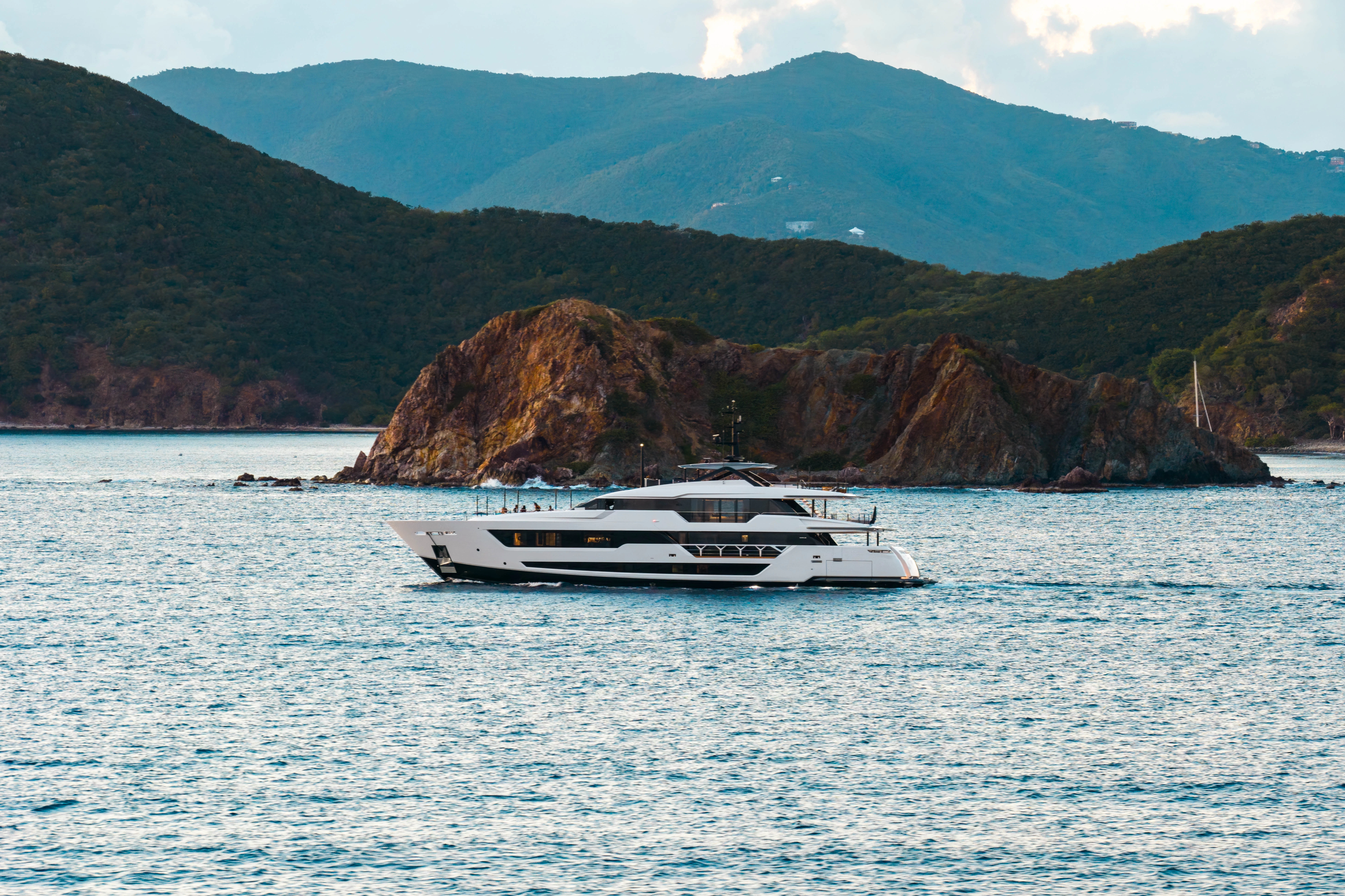 a boat on the water aboard CANOE CANOE Yacht for Charter