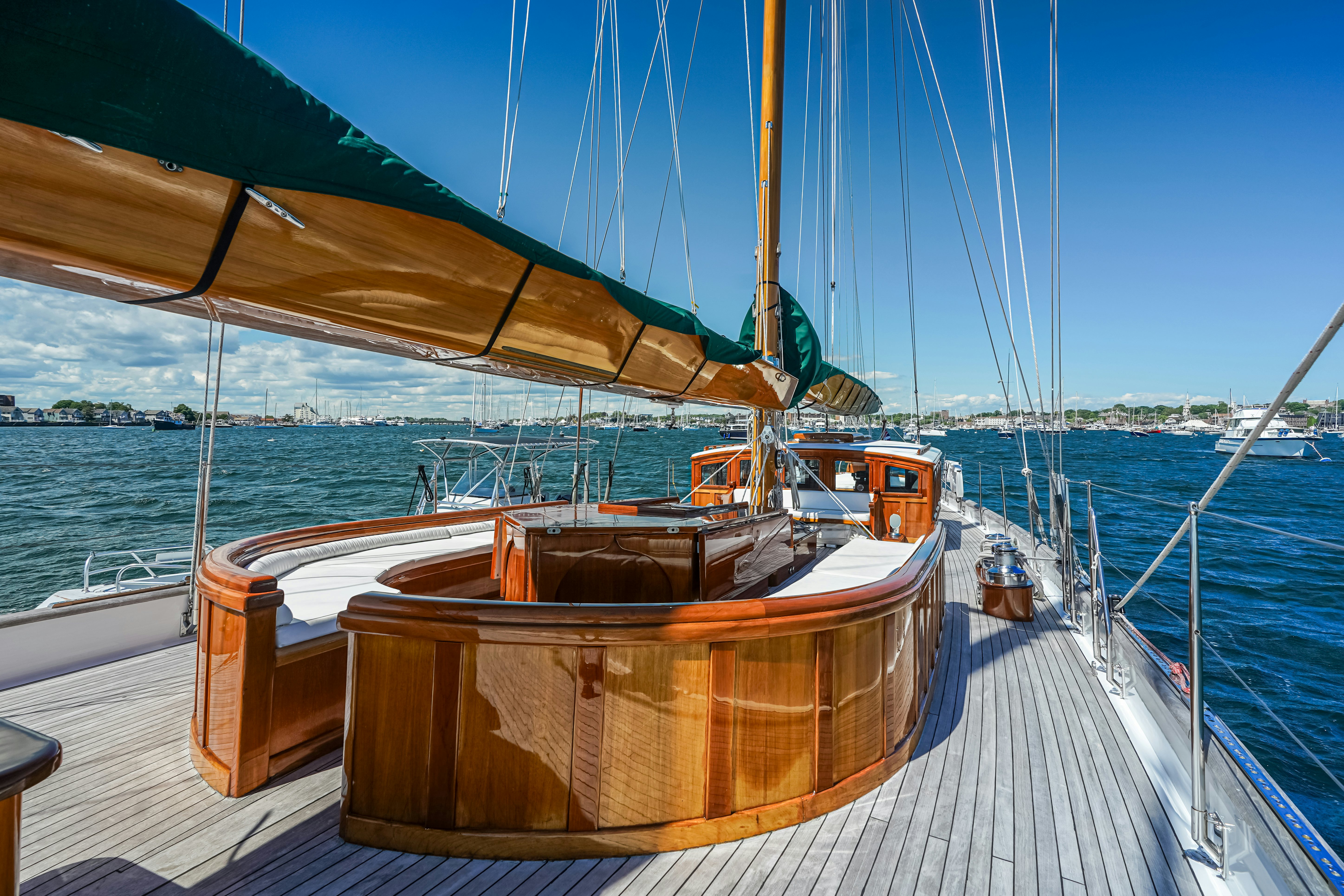 a boat on the water aboard HERMITAGE Yacht for Sale