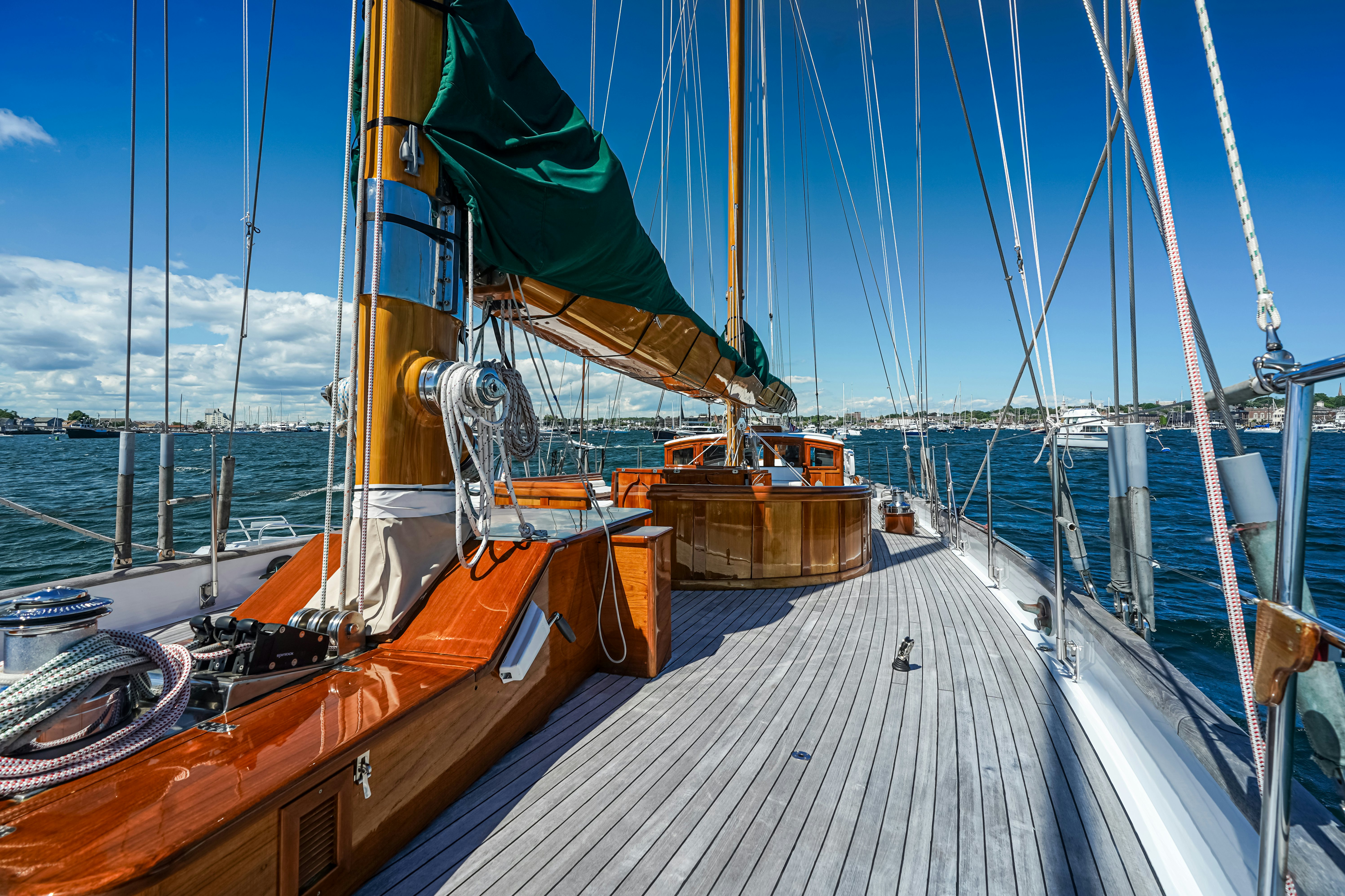 a boat on the water aboard HERMITAGE Yacht for Sale