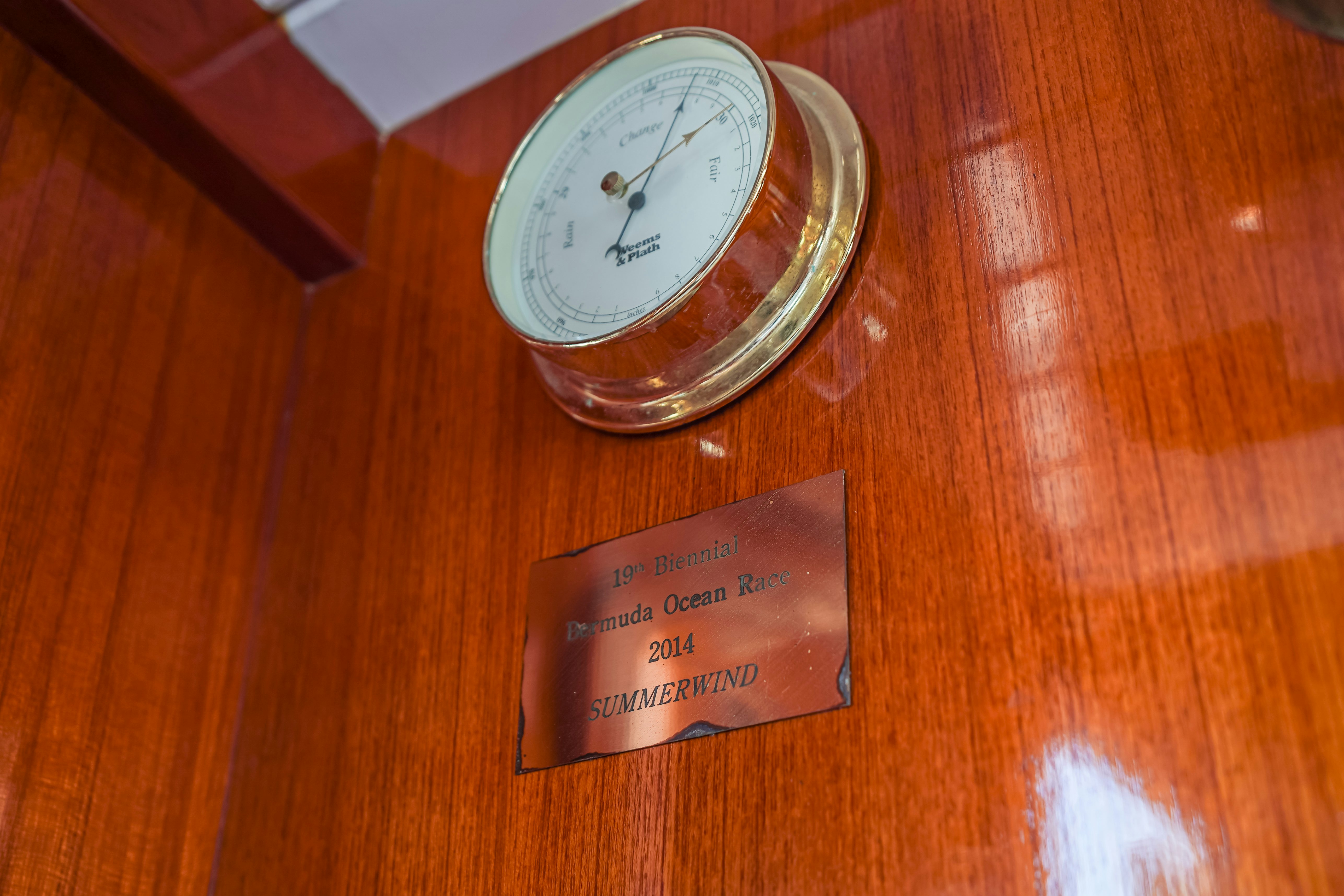 a watch on a table aboard HERMITAGE Yacht for Sale
