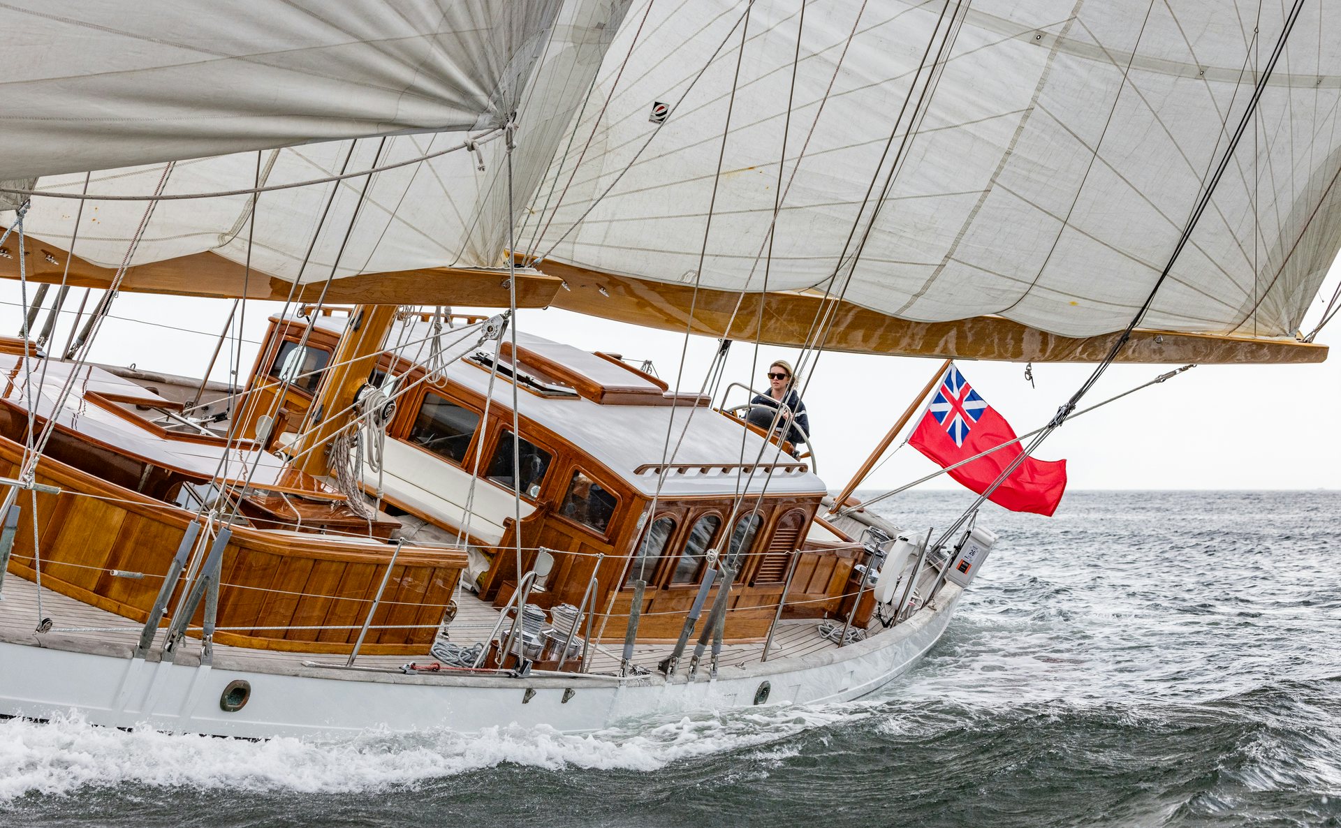 a boat on the water aboard HERMITAGE Yacht for Sale