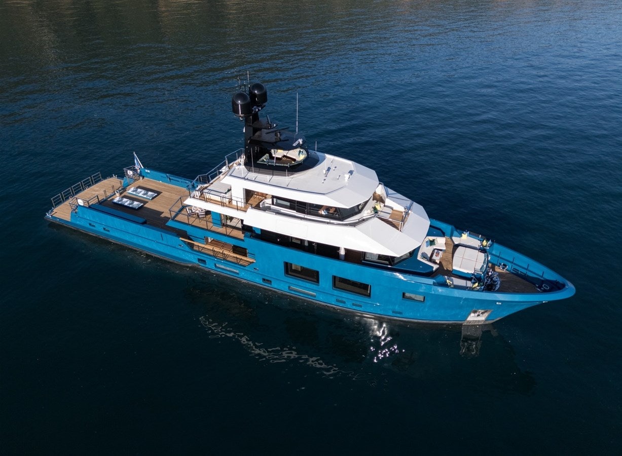 a person on a boat aboard KING BENJI Yacht for Sale