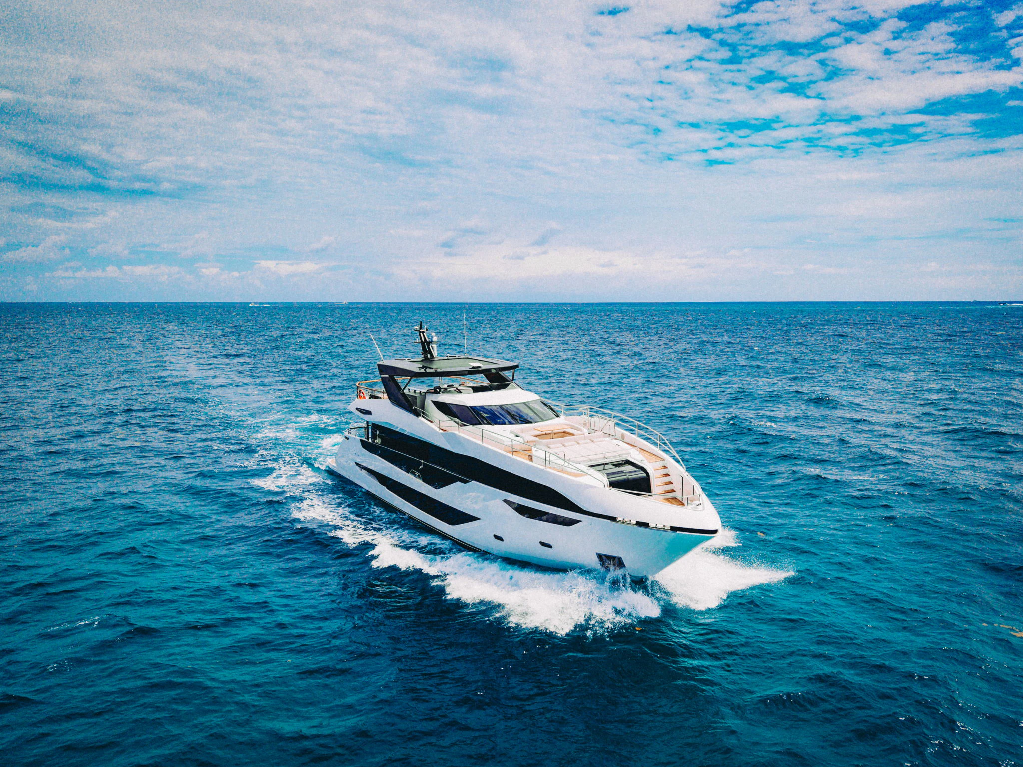 a boat on the water aboard PURA VIDA Yacht for Sale