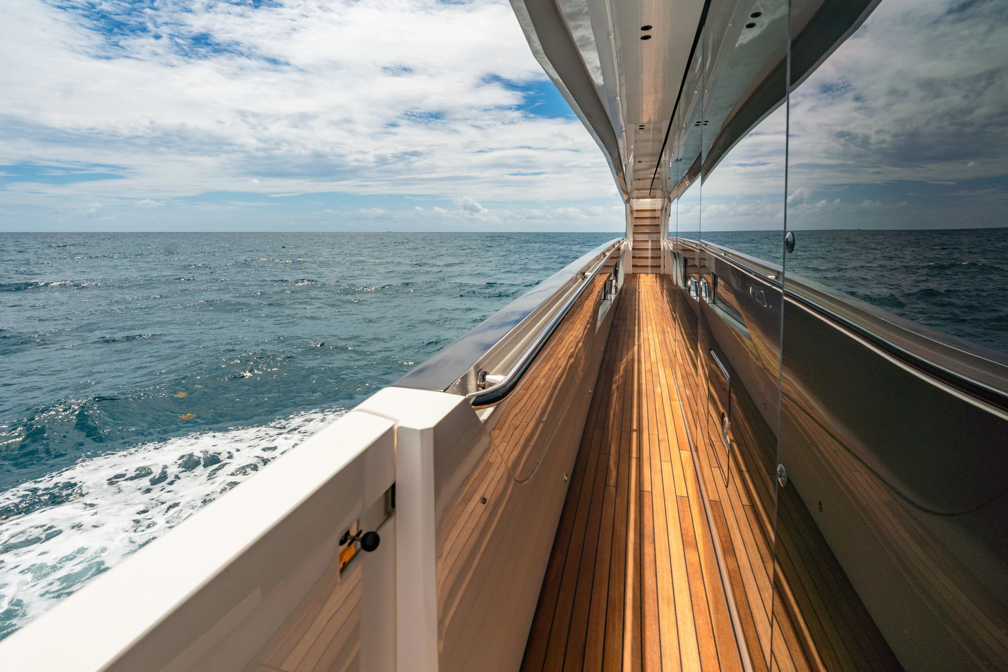 a boat on the water aboard PURA VIDA Yacht for Sale