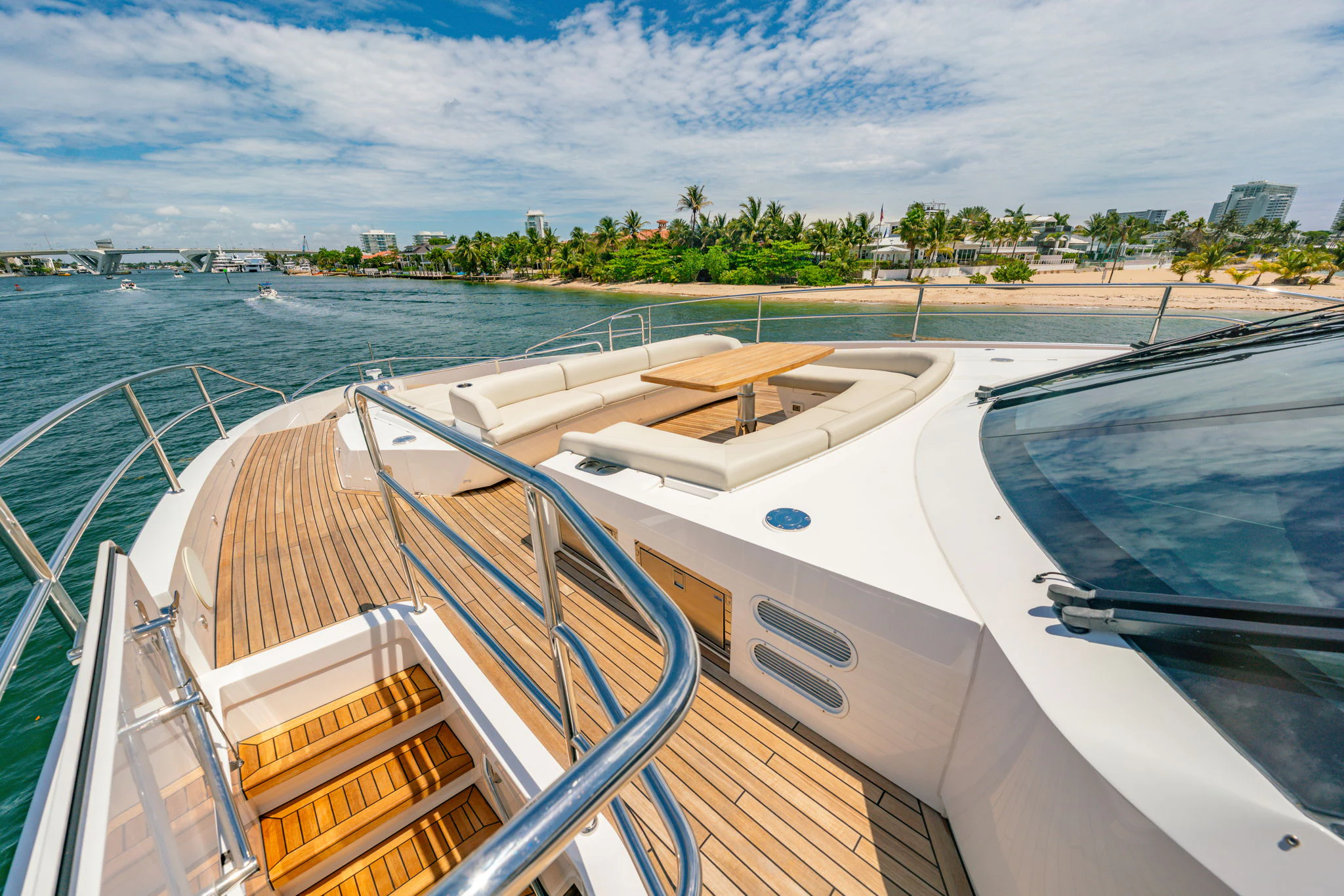 a boat on the water aboard PURA VIDA Yacht for Sale