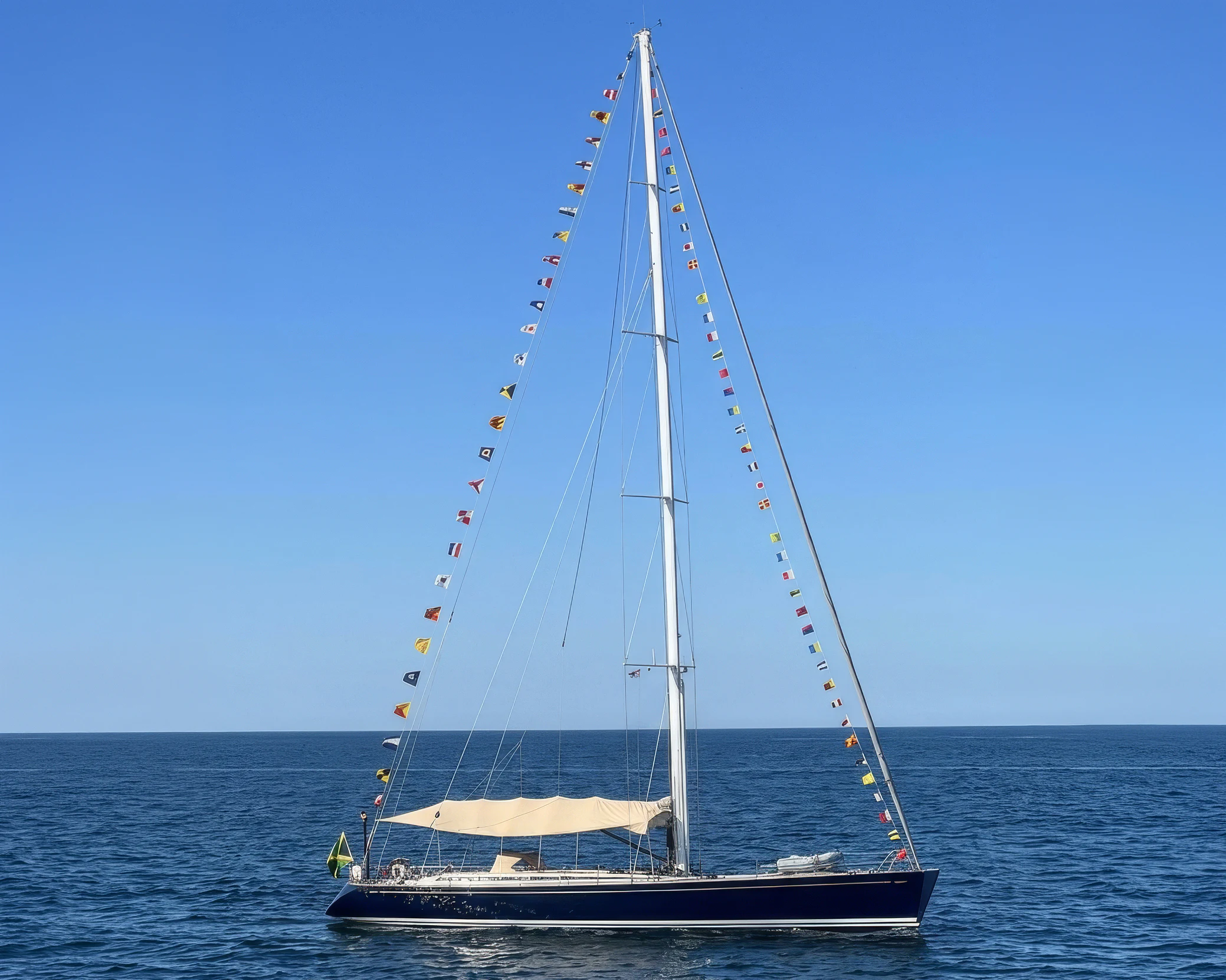 a sailboat on the water aboard UNDERLORD Yacht for Sale