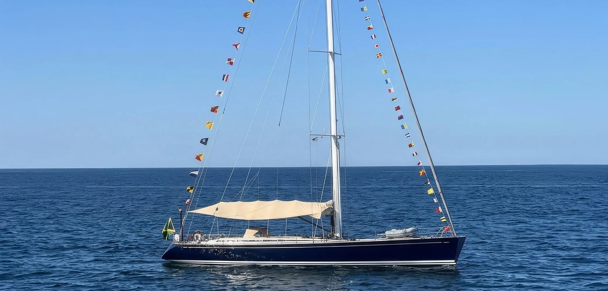 a sailboat in the water aboard UNDERLORD Yacht for Sale