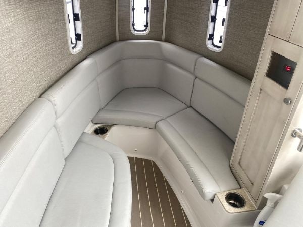 the inside of a vehicle aboard RELAPSE Yacht for Sale