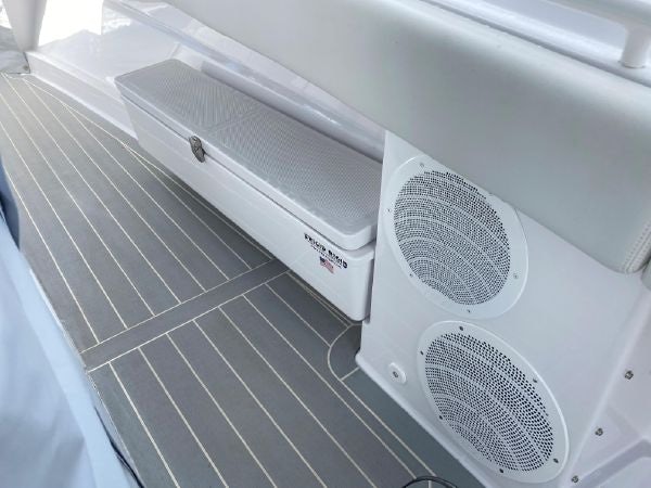 a white plastic container aboard RELAPSE Yacht for Sale