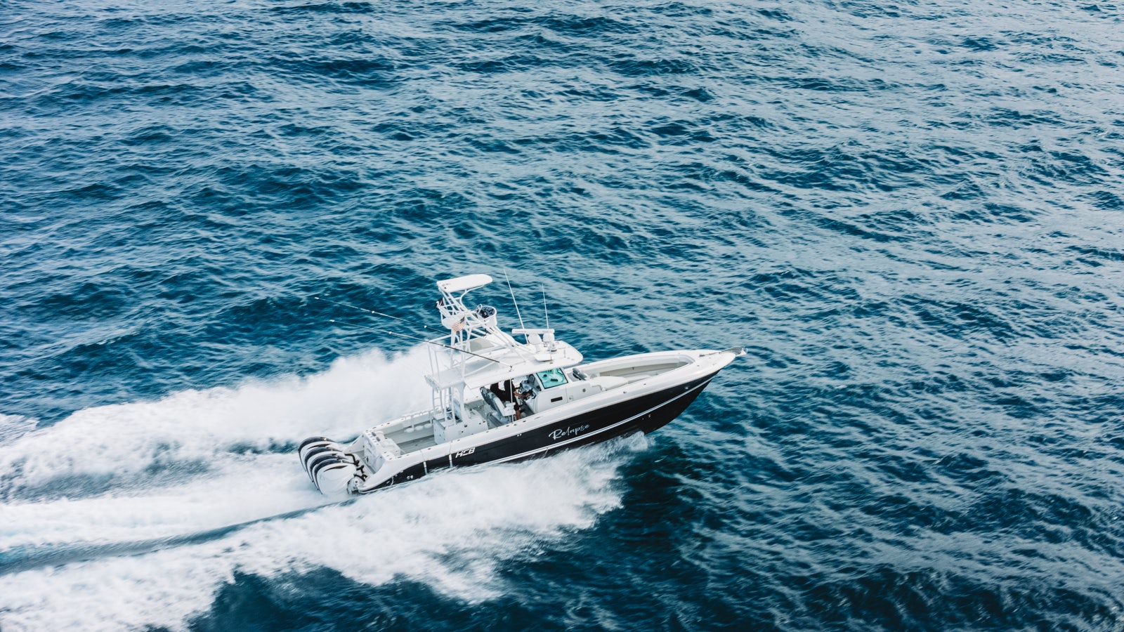 a boat in the water aboard RELAPSE Yacht for Sale